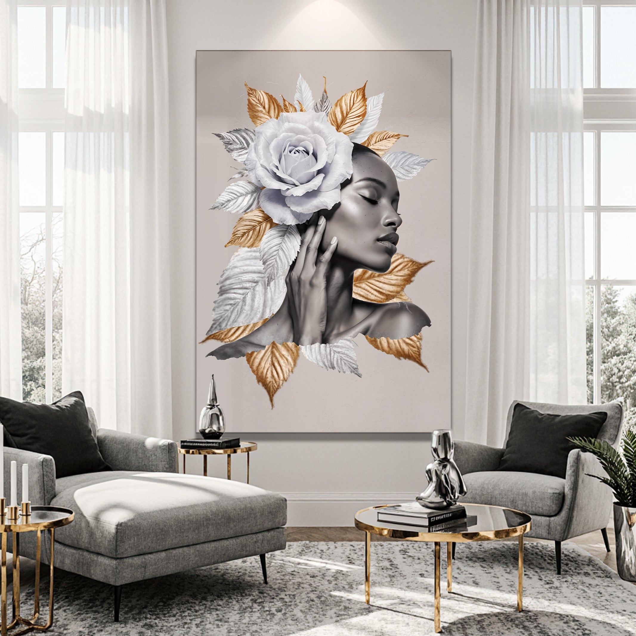Floral Majesty Wall Art on sale at MyriadMart