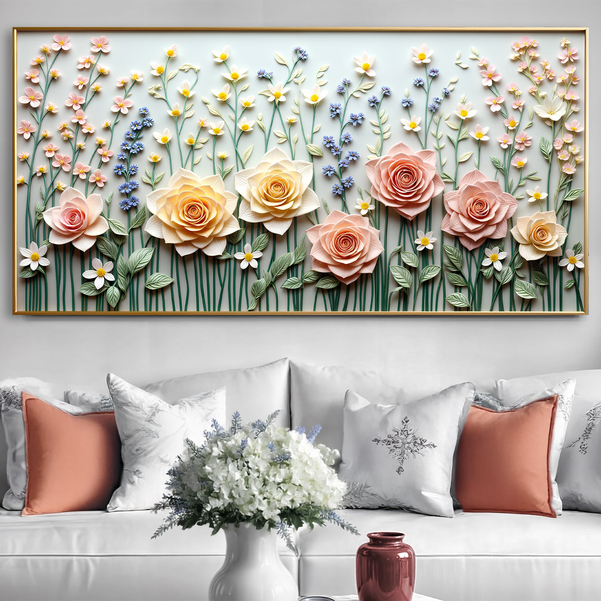 Garden Rhapsody Impasto Wall Art on sale at MyriadMart