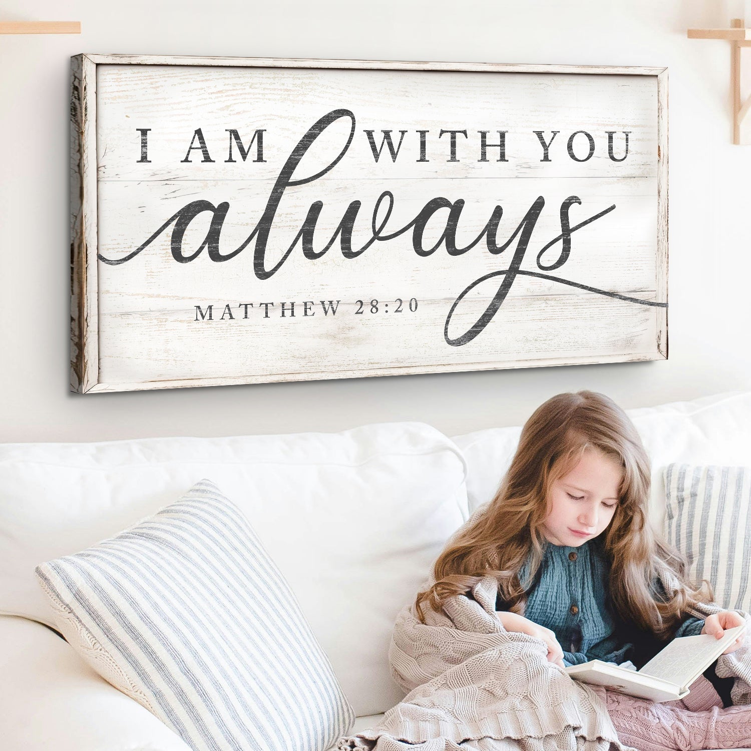 Matthew 28:20 - I Am With You Always Sign IV on sale at MyriadMart