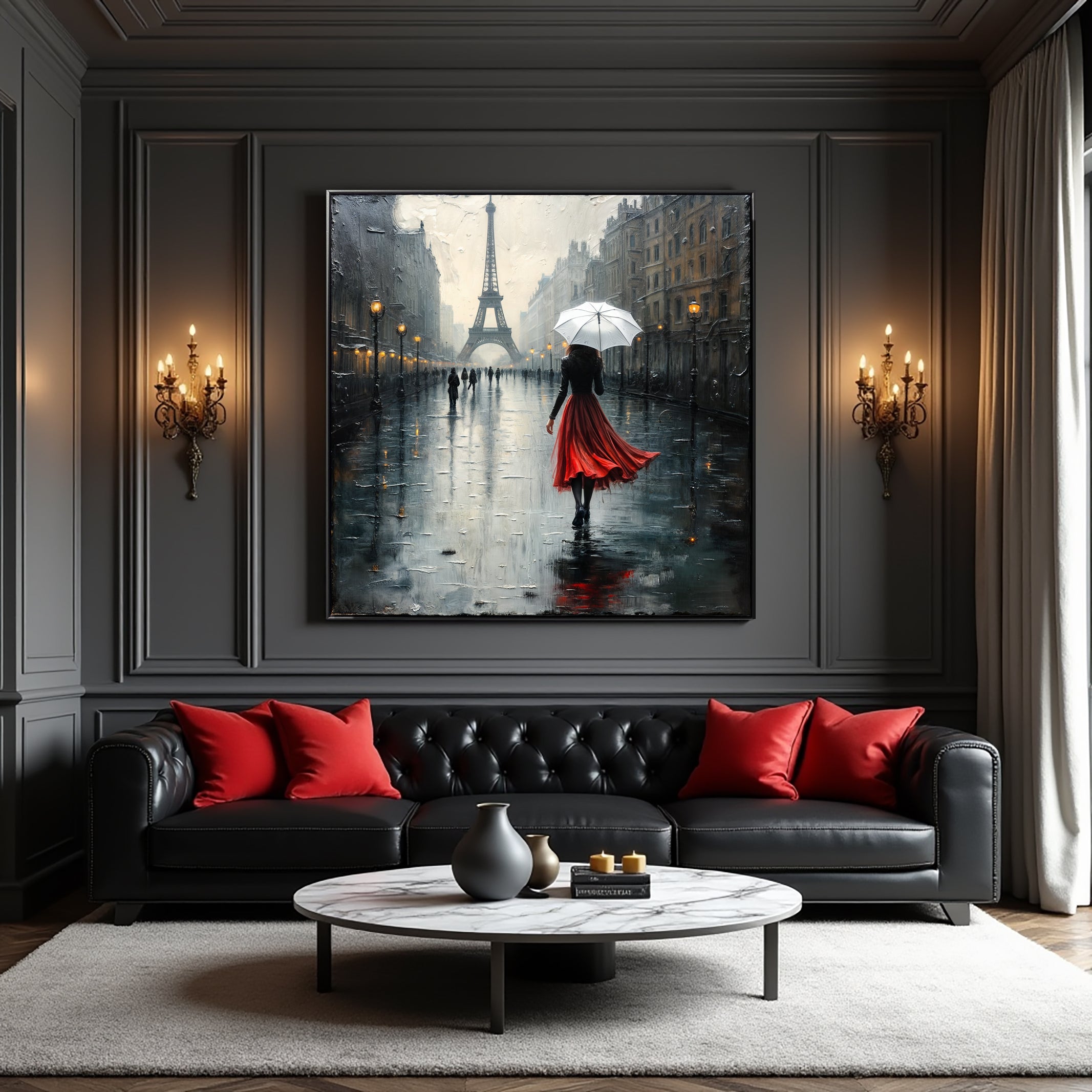 Paris Stroll Painting Wall Art on sale at MyriadMart
