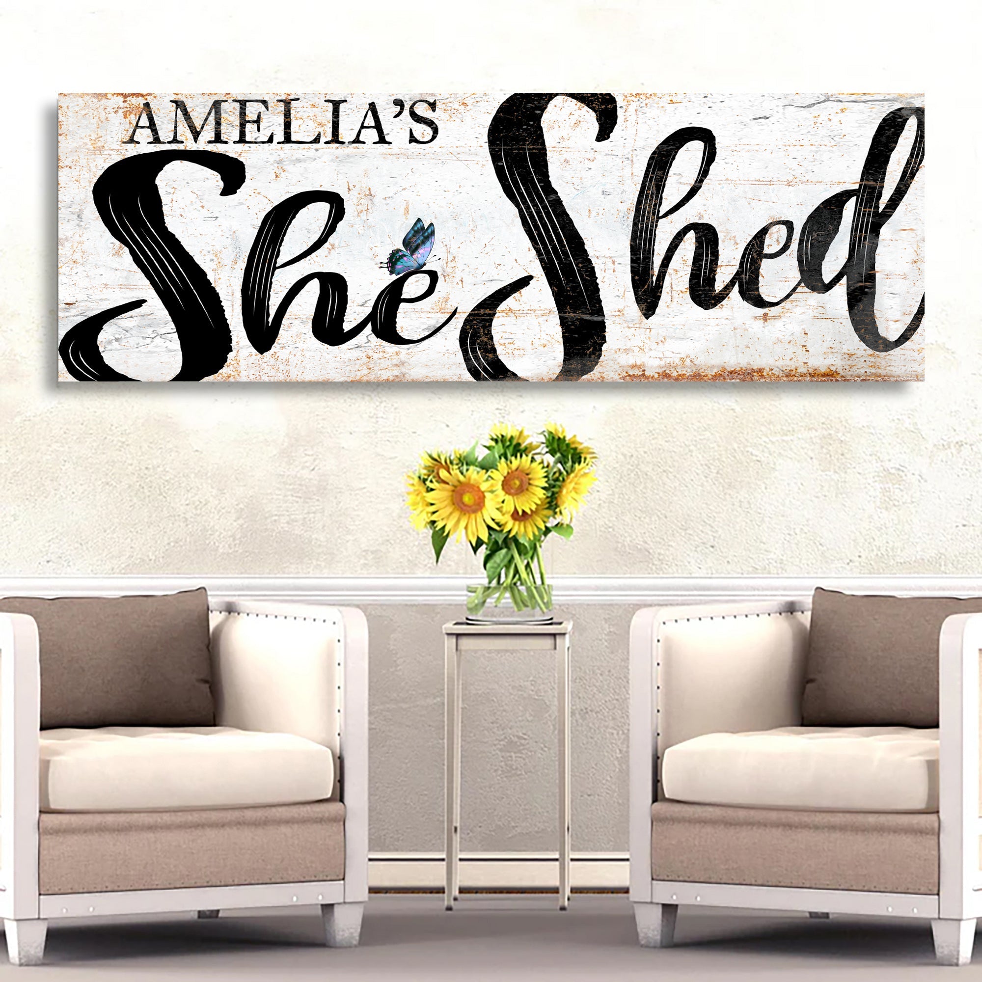 Personalized She Shed Sign VIII on sale at MyriadMart