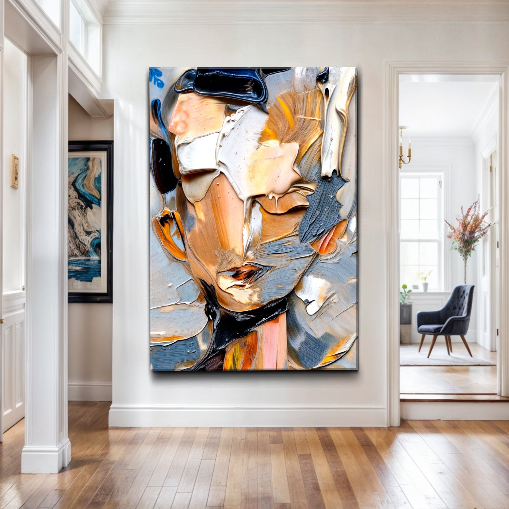 Beyond The Face Abstract Wall Art on sale at MyriadMart
