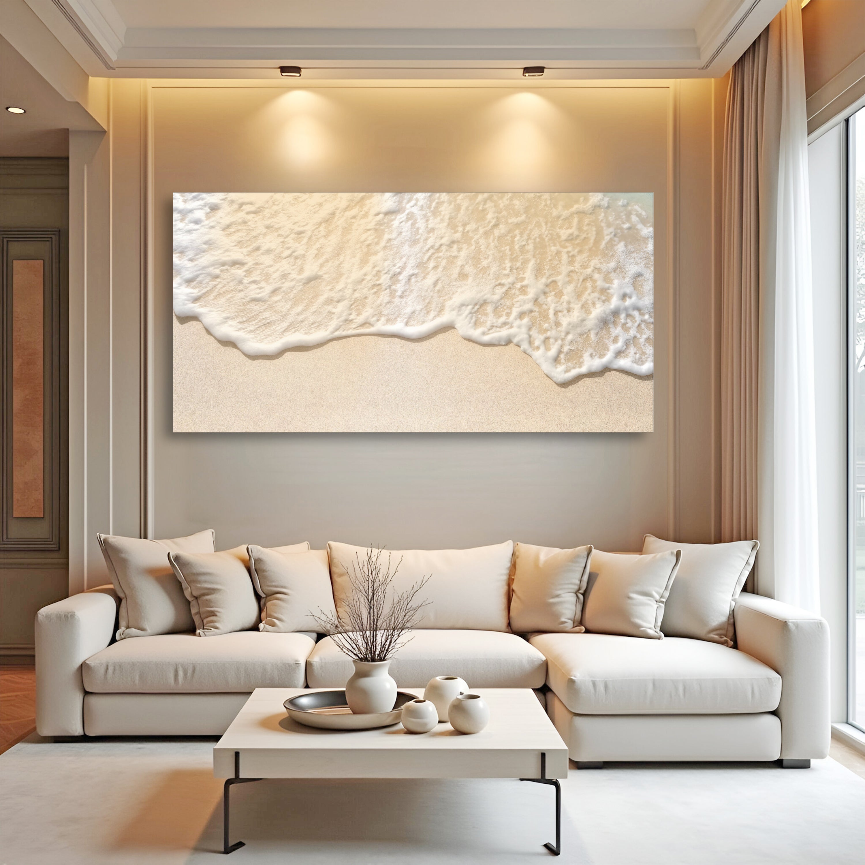 Sandy Waves Wall Art II on sale at MyriadMart