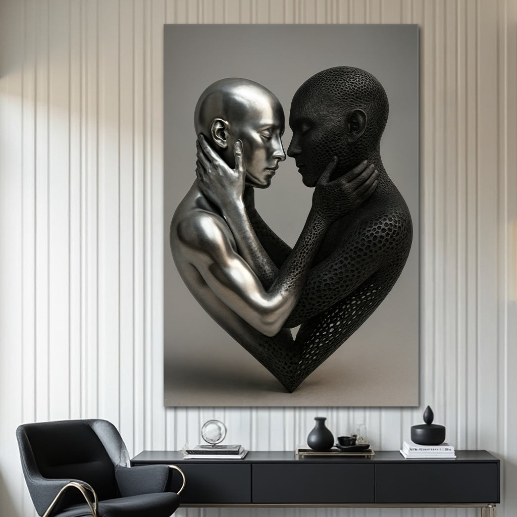 Eternal Love Figure Abstract Wall Art VIII on sale at MyriadMart