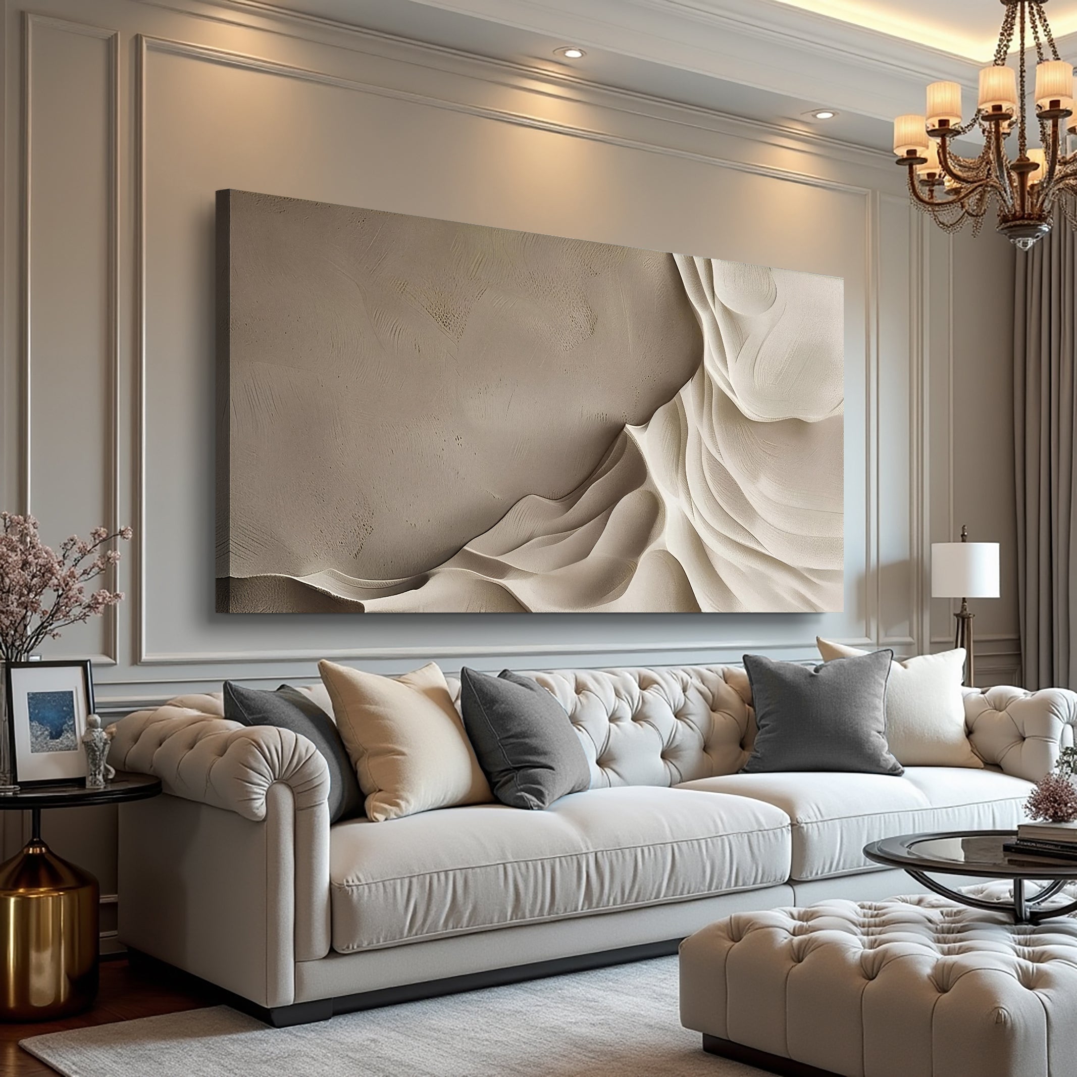 Beige Minimalist Wall Art IV on sale at MyriadMart