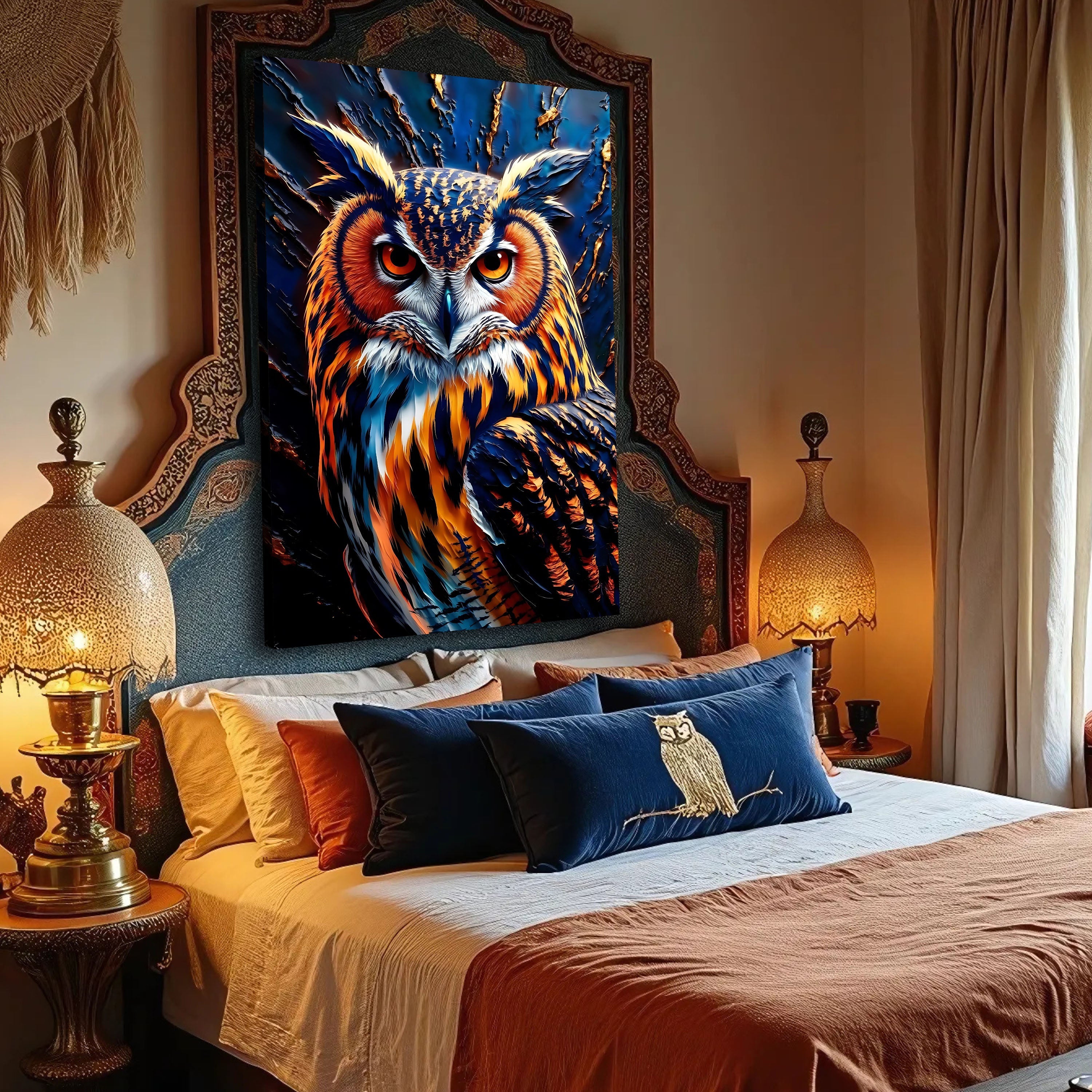 Abstract Owl Wall Art on sale at MyriadMart