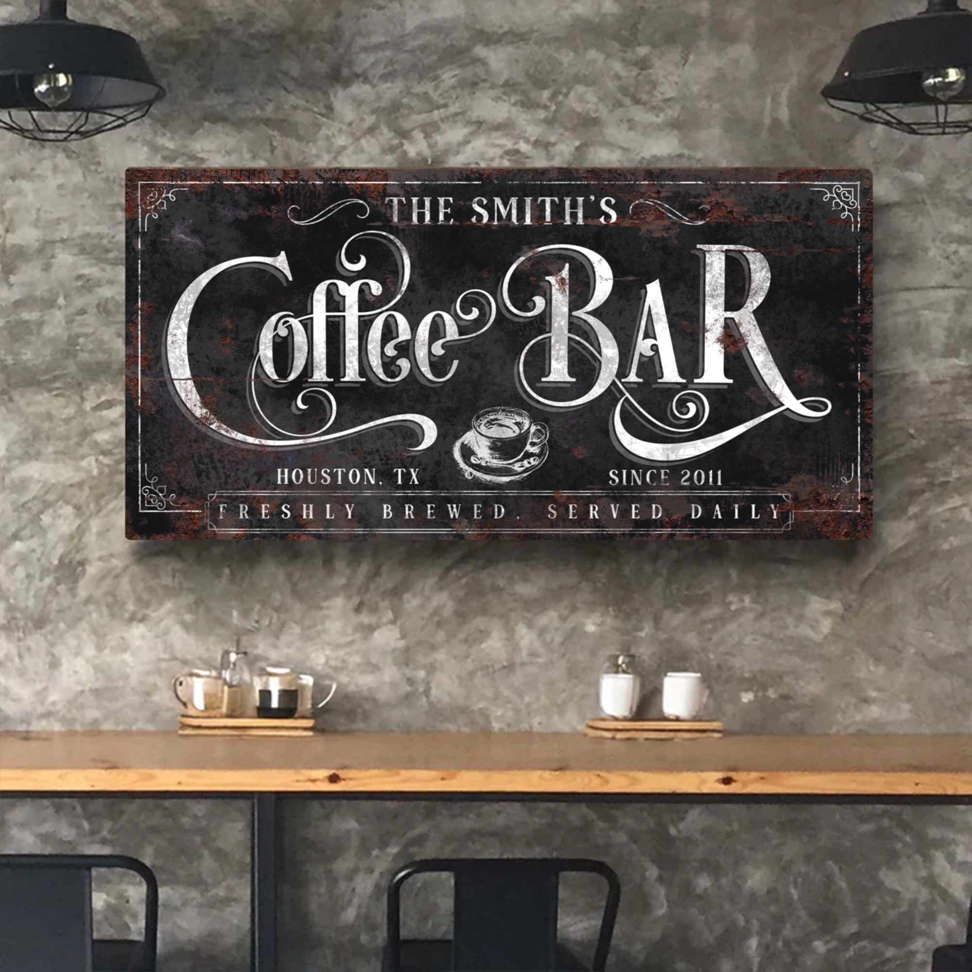 Coffee Bar Sign XI on sale at MyriadMart