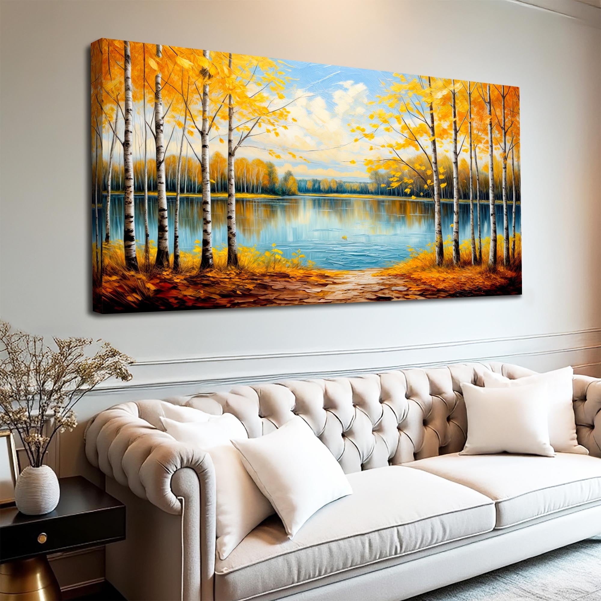 Autumn Whispers Impasto Wall Art on sale at MyriadMart