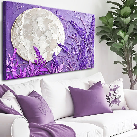 3D Lavander Moon Wall Art on sale at MyriadMart