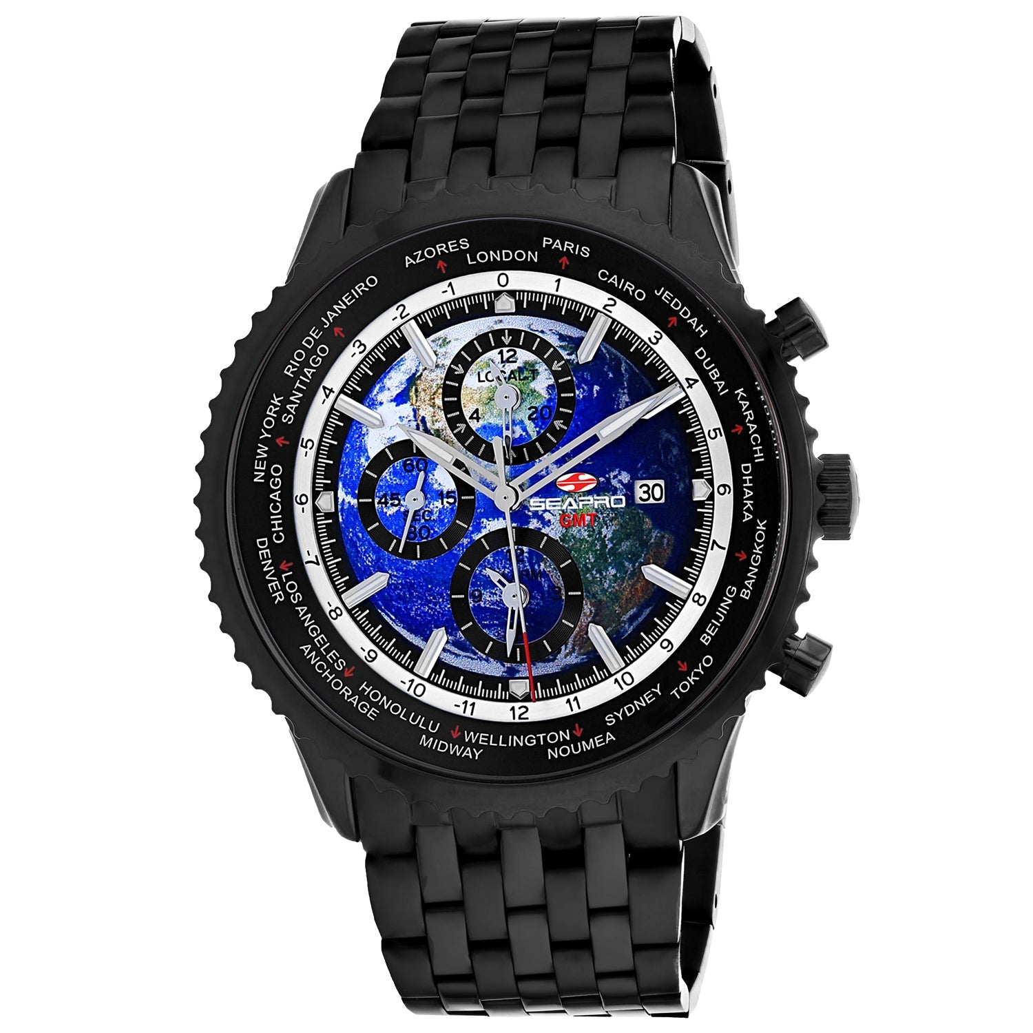 Seapro Men's Meridian World Timer GMT on sale at MyriadMart