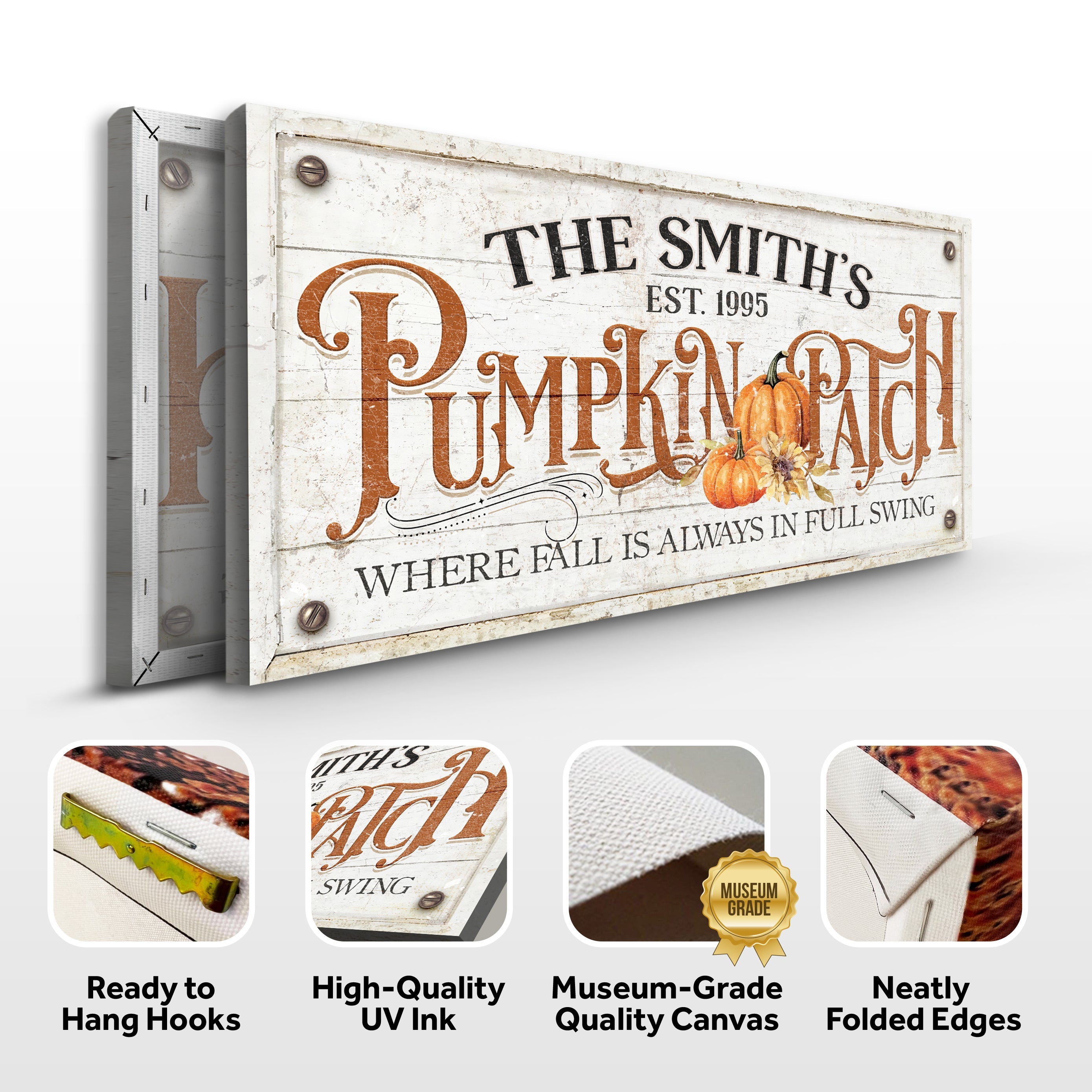 Where Fall Is Always In Full Swing Pumpkin Patch Sign on sale at MyriadMart