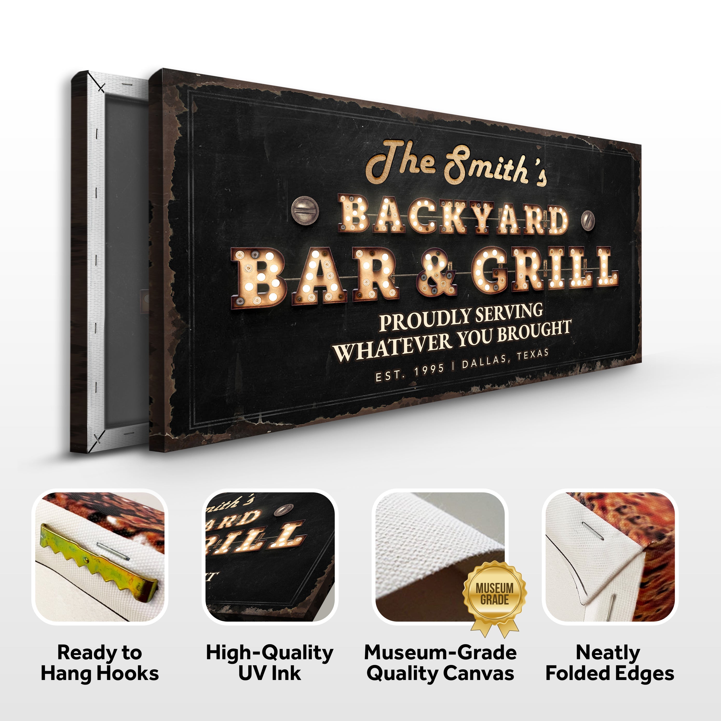 Backyard Bar & Grill Sign XVIII on sale at MyriadMart
