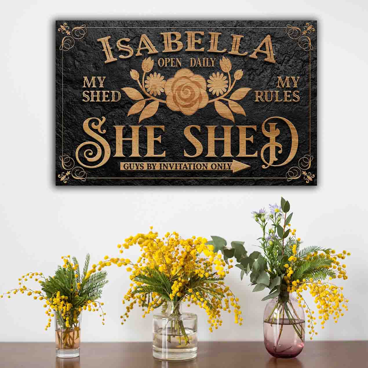 Personalized She Shed Sign V on sale at MyriadMart