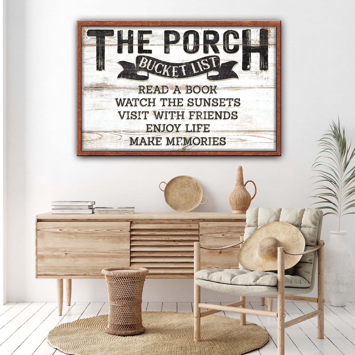 The Porch Bucket Sign on sale at MyriadMart