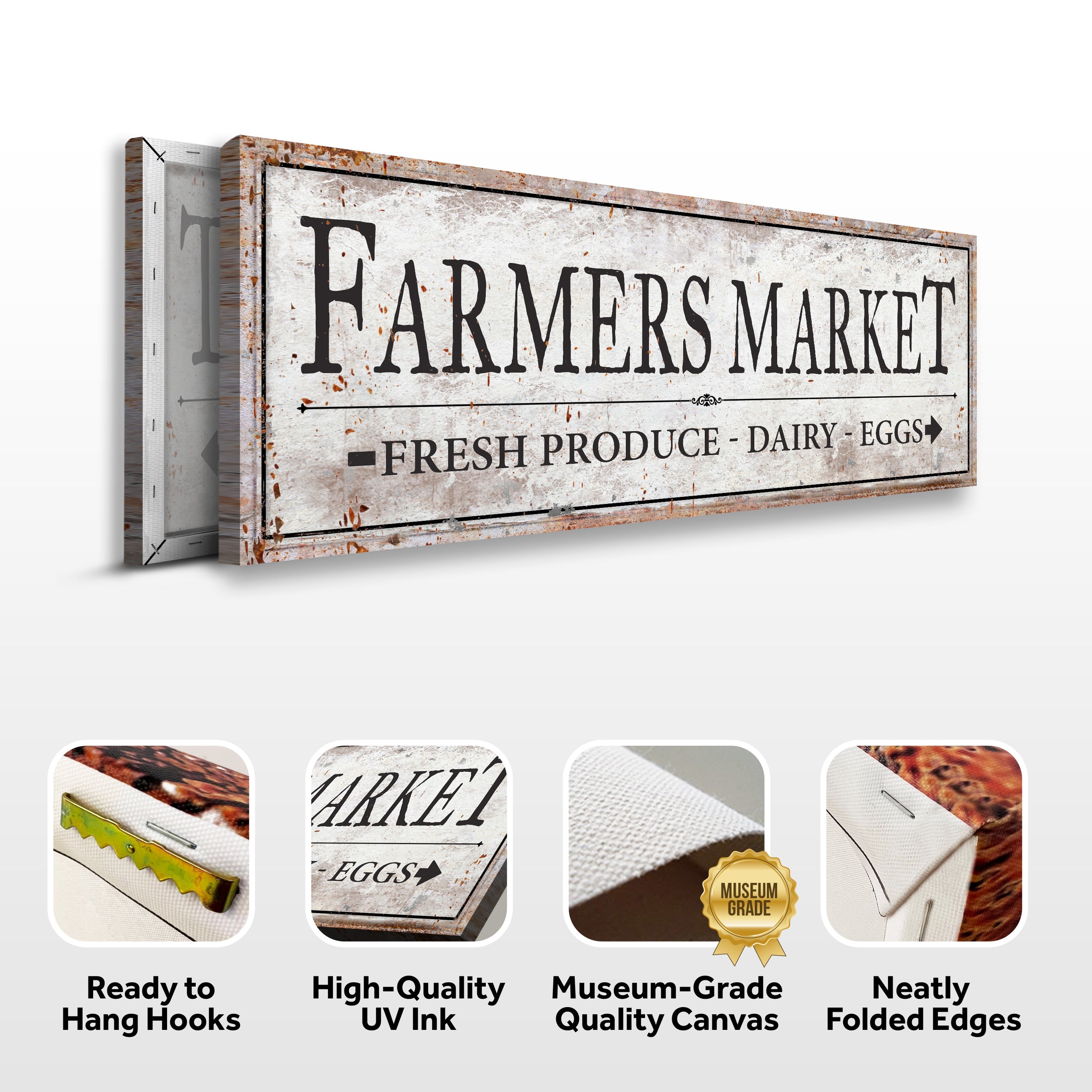 Farmers Market Sign III on sale at MyriadMart