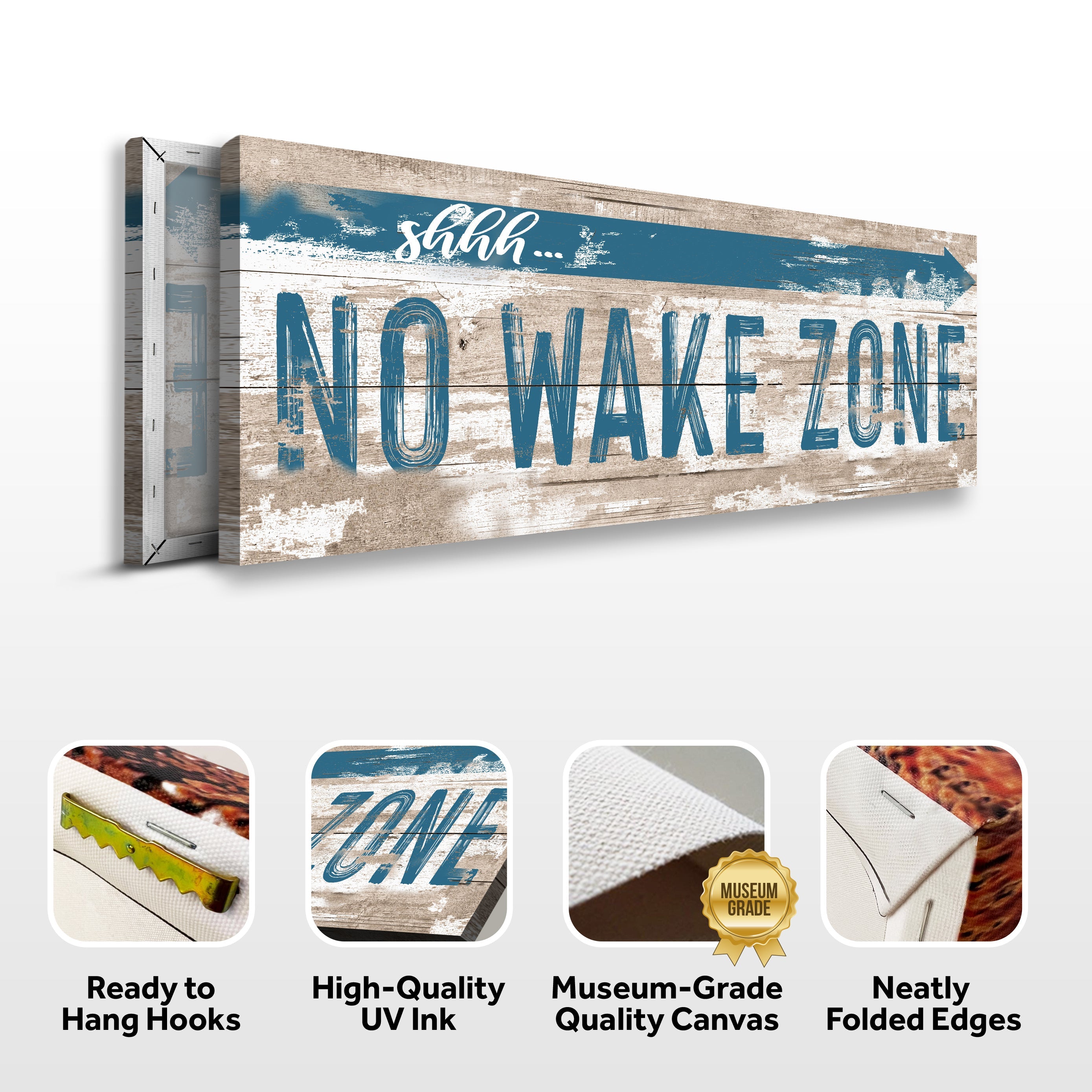 No Wake Zone Sign XIV on sale at MyriadMart