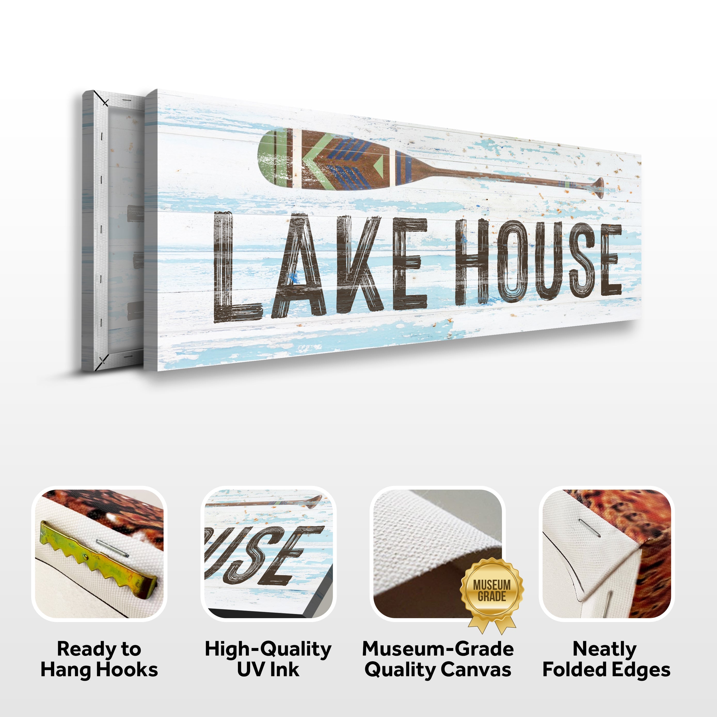 Lake House Coastal Sign III on sale at MyriadMart