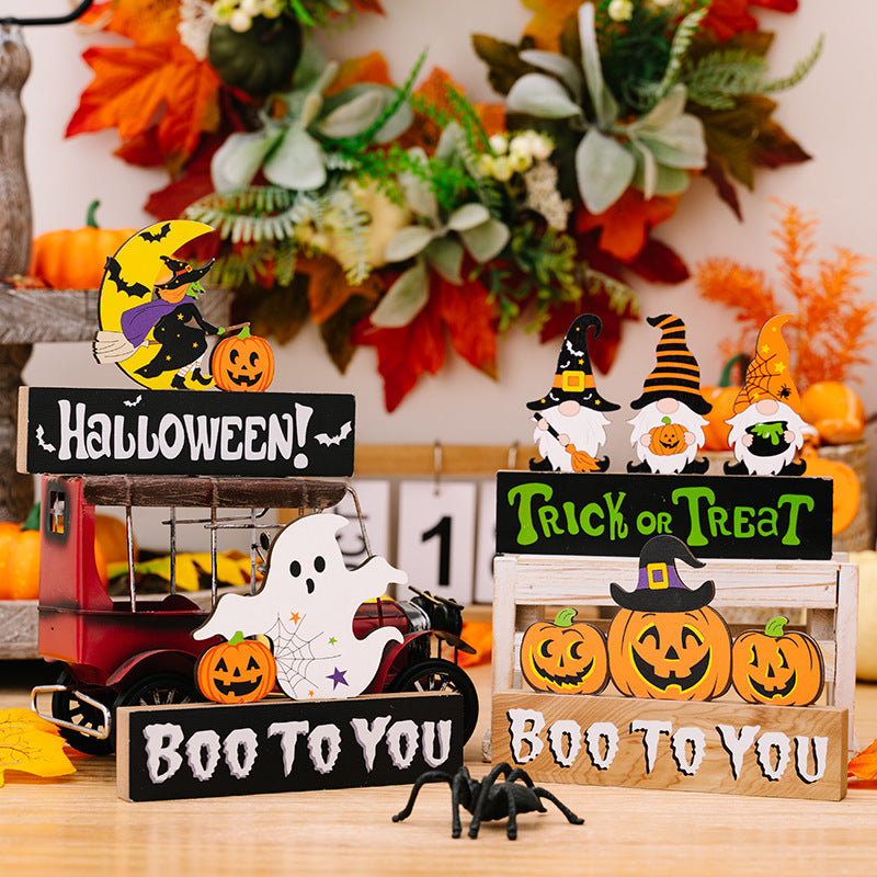 Assorted 2-Piece Halloween Element Ornaments - MyriadMart