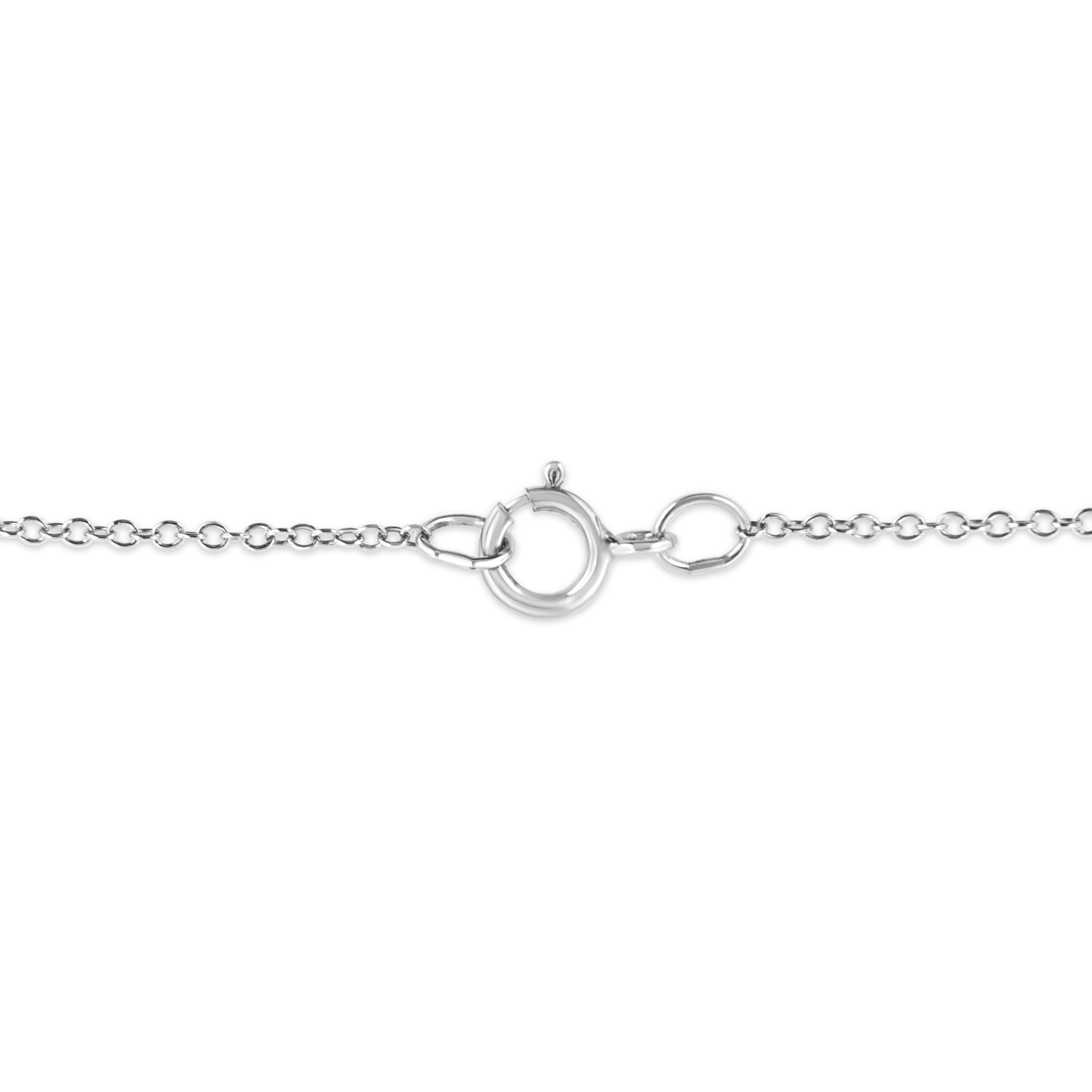 .925 Sterling Silver Diamond Accent Cancer Zodiac Design 18" Pendant Necklace Medallion K-L Color, I1-I2 Clarity on sale at MyriadMart