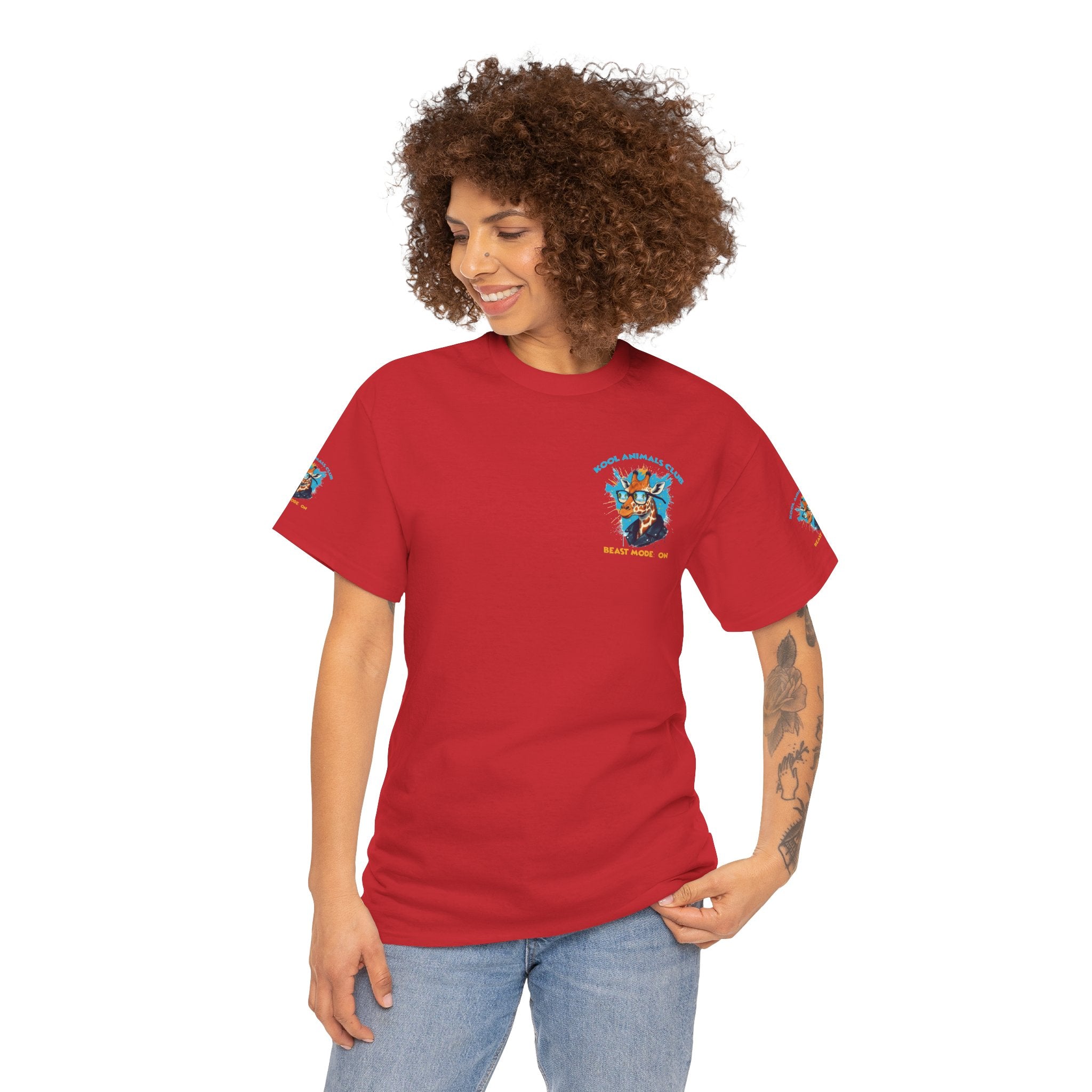 Kool Animals Club Tee, Unisex Graphic T-Shirt, Fun Animal Apparel, Casual Wear, Unique Gift for Animal Lovers on sale at MyriadMart