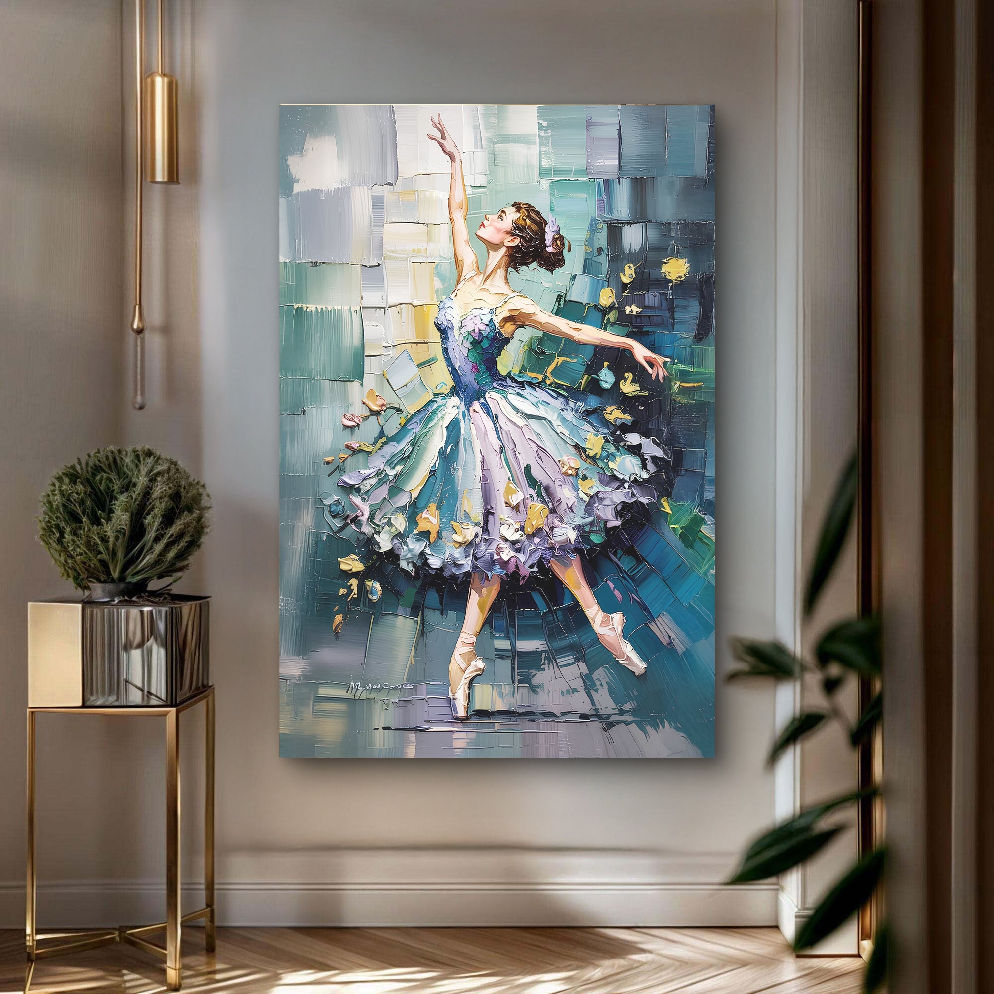 Ballerina Abstract Wall Art on sale at MyriadMart