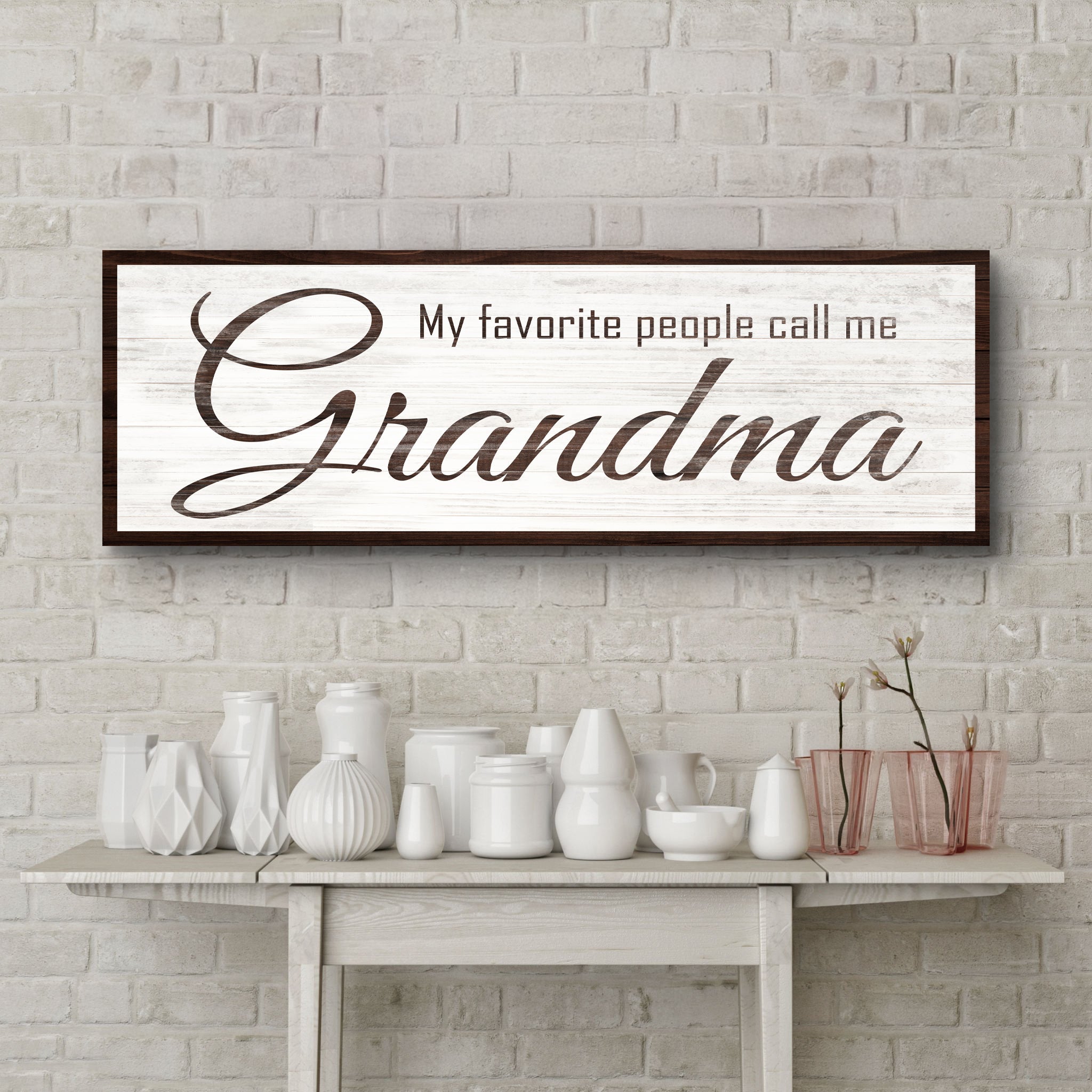 My Favorite People Call Me Grandma Sign on sale at MyriadMart