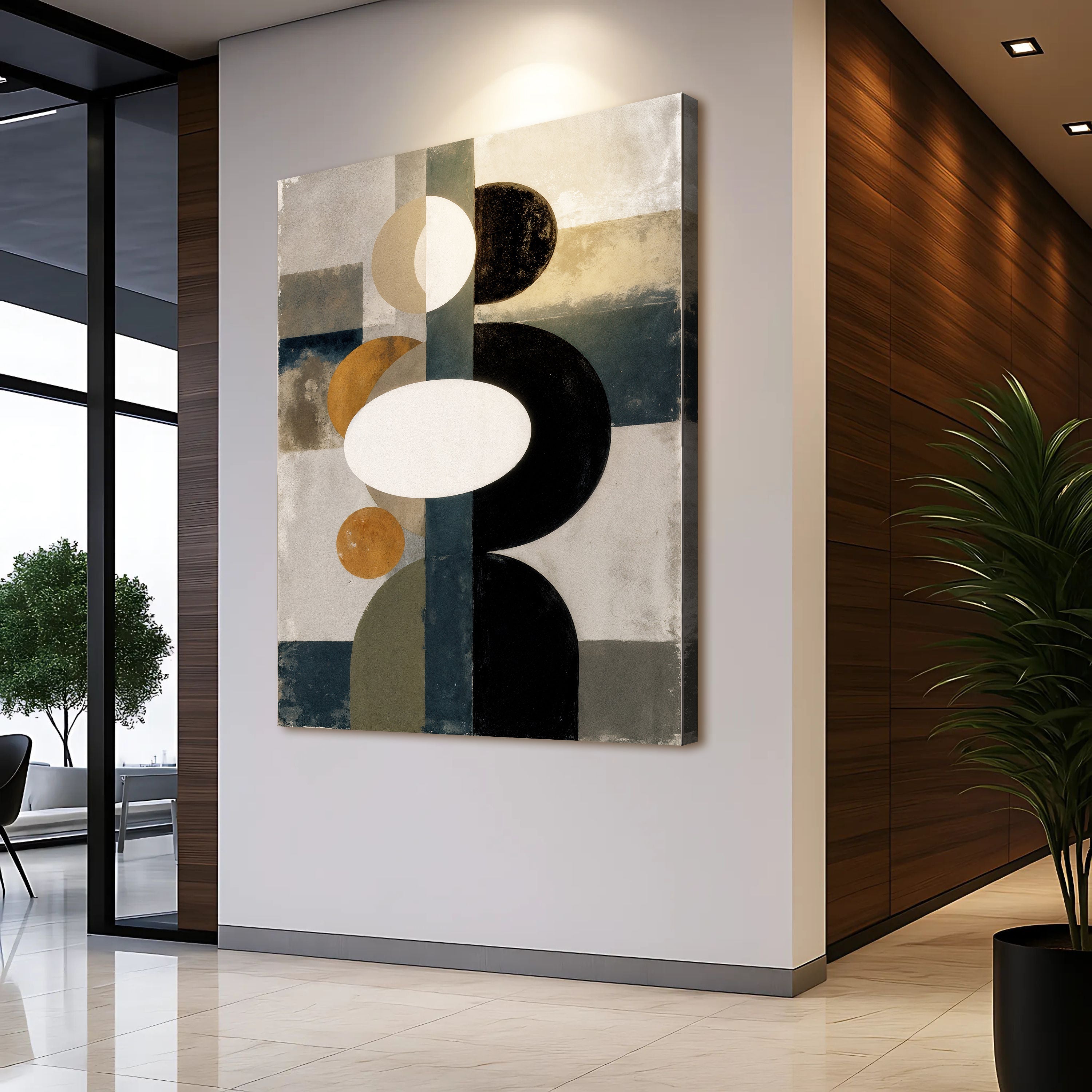 Abstract Contemporary Geometry Wall Art on sale at MyriadMart