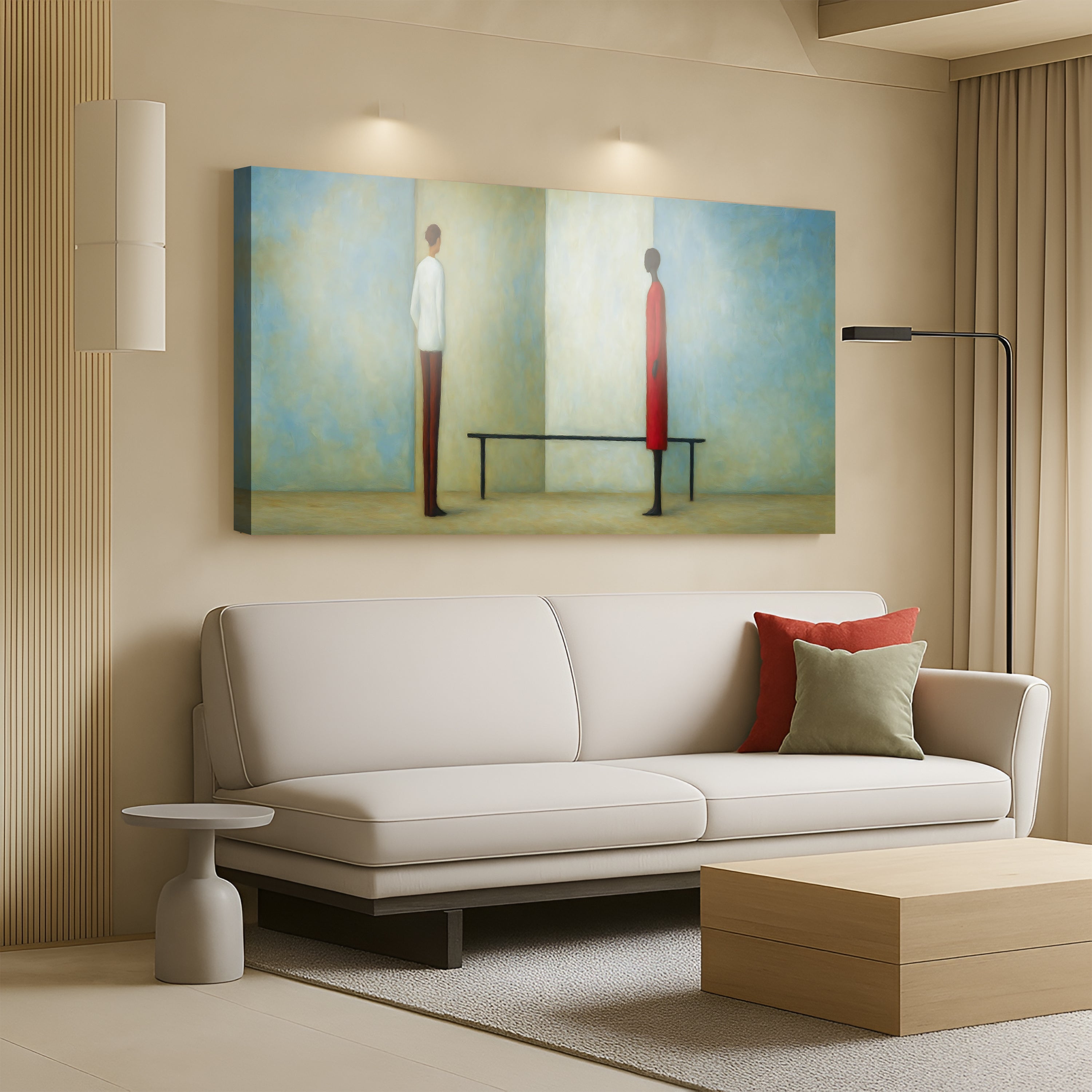 Confrontation Abstract Wall Art on sale at MyriadMart