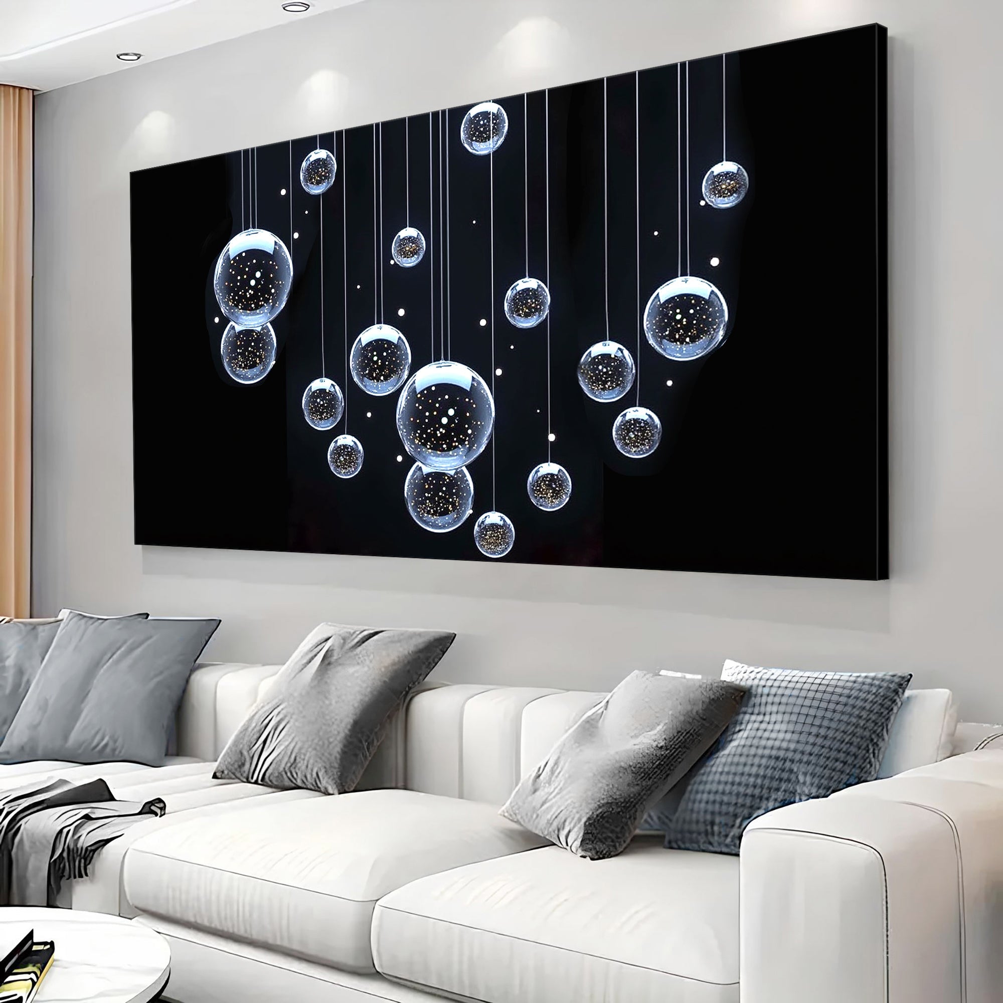 Modern Abstract Bubbles Wall Art on sale at MyriadMart