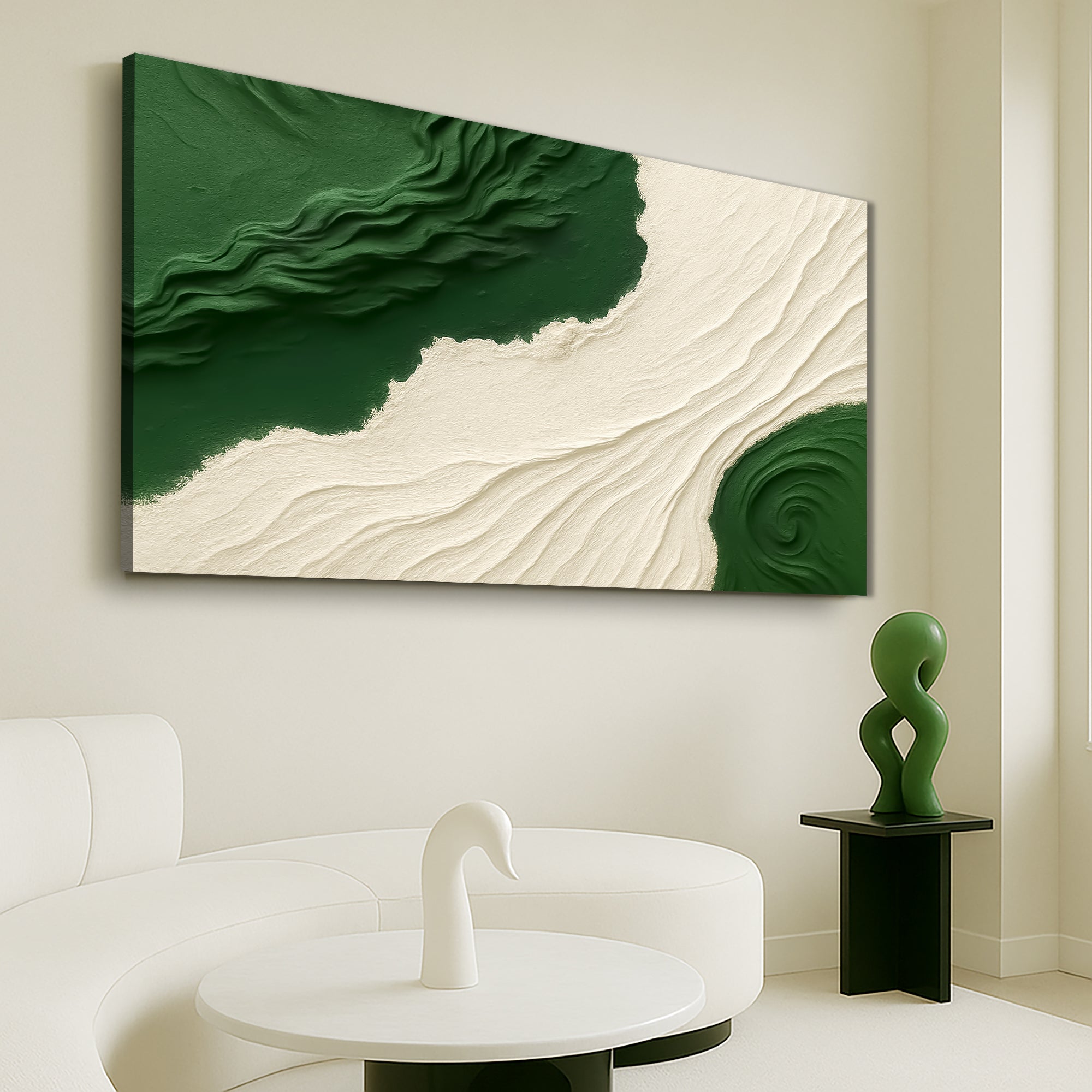 Green Rivers Abstract Wall Art X on sale at MyriadMart