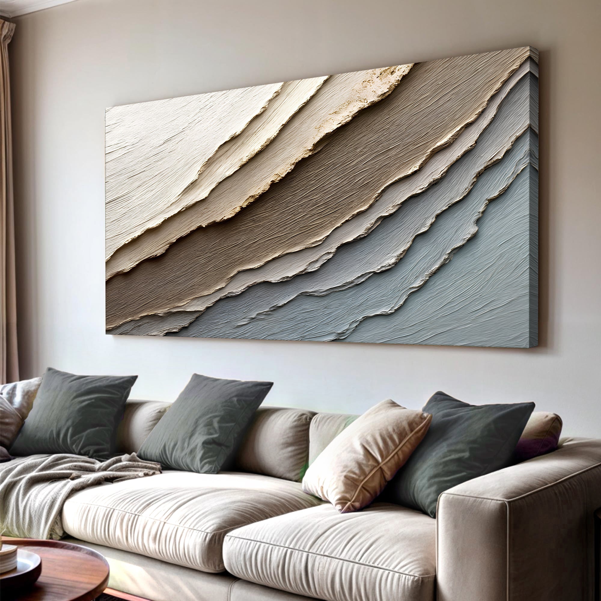 Abstract Earth Tones Wall Art on sale at MyriadMart