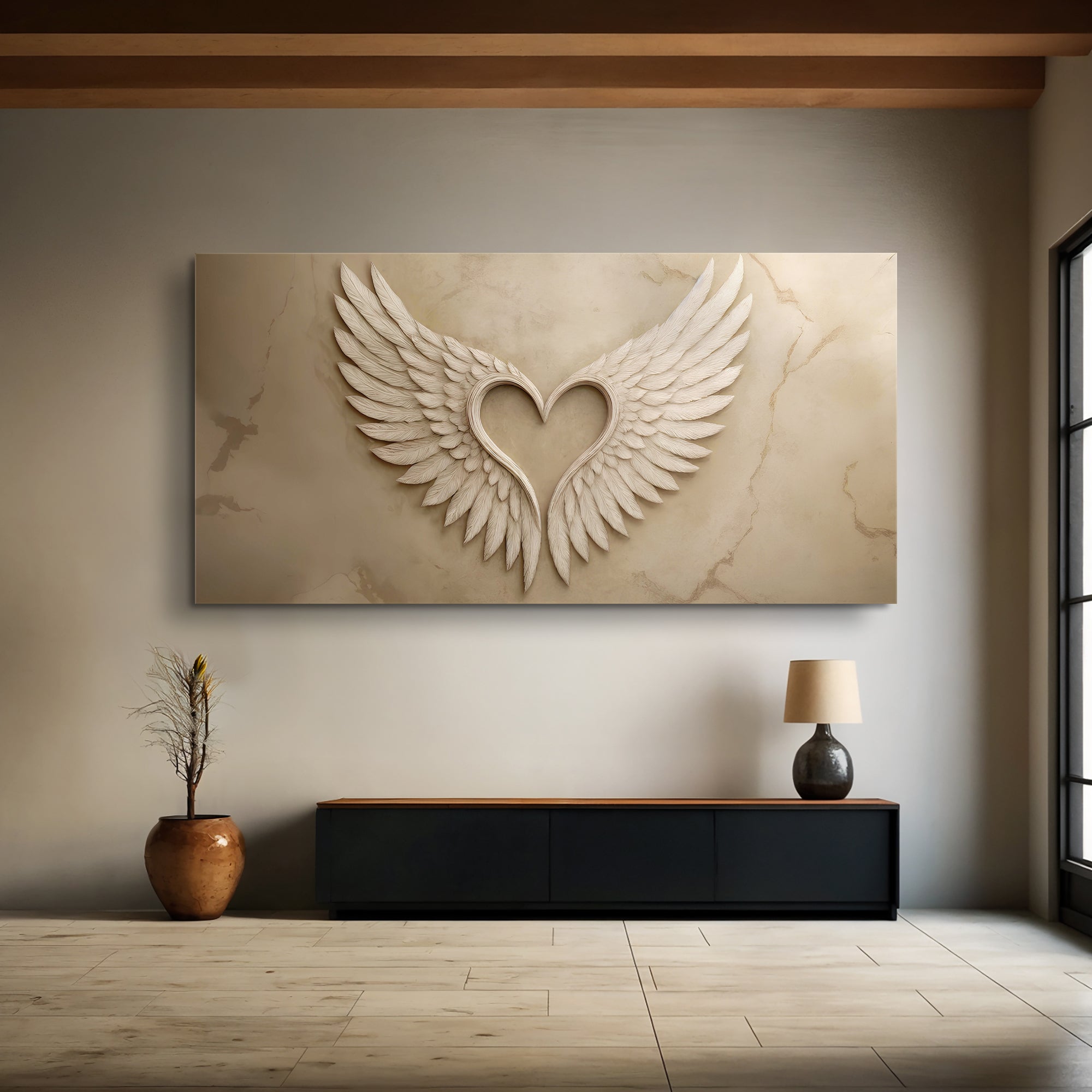 Wings Of Love Abstract Wall Art on sale at MyriadMart