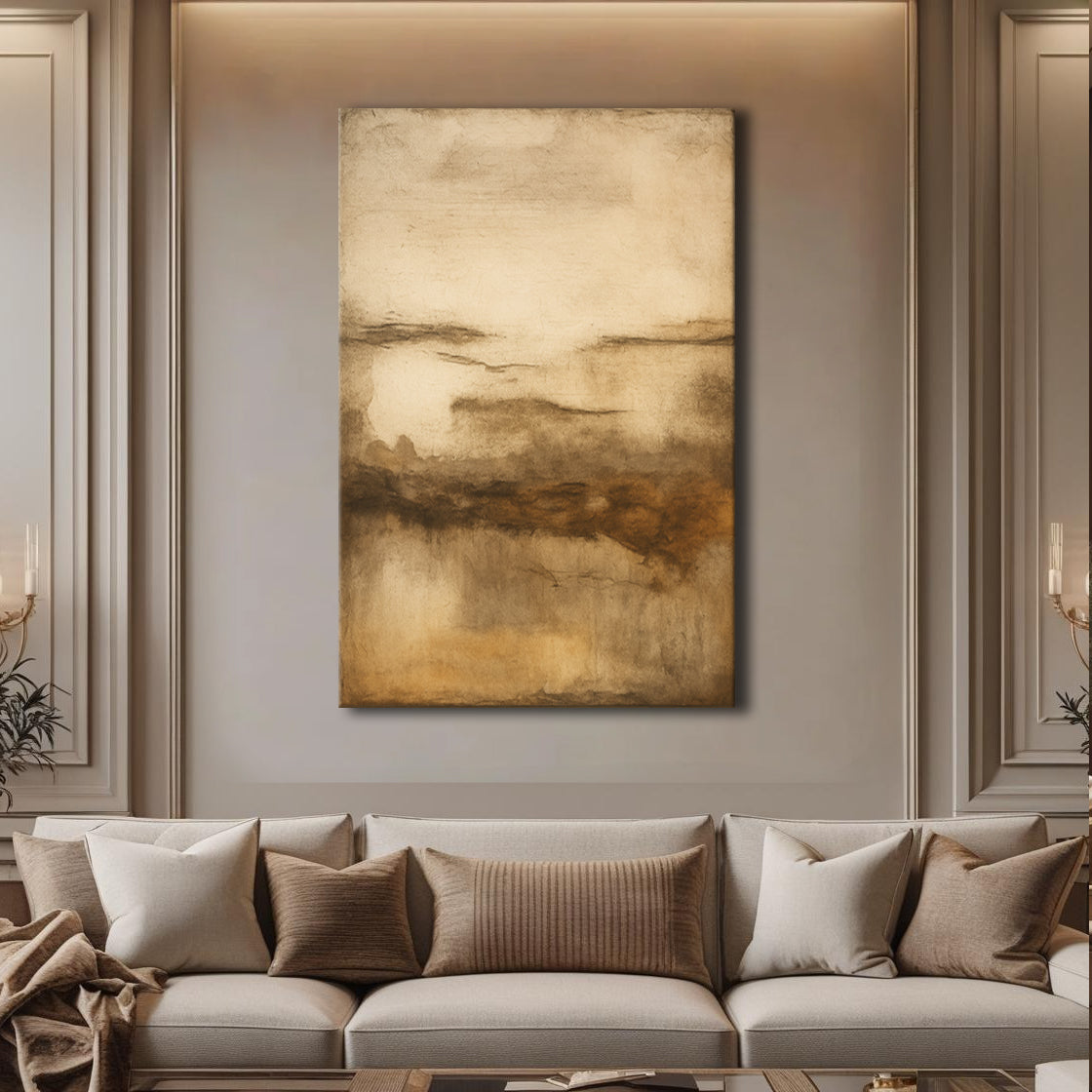 Neutral Abstract Impasto Wall Art on sale at MyriadMart