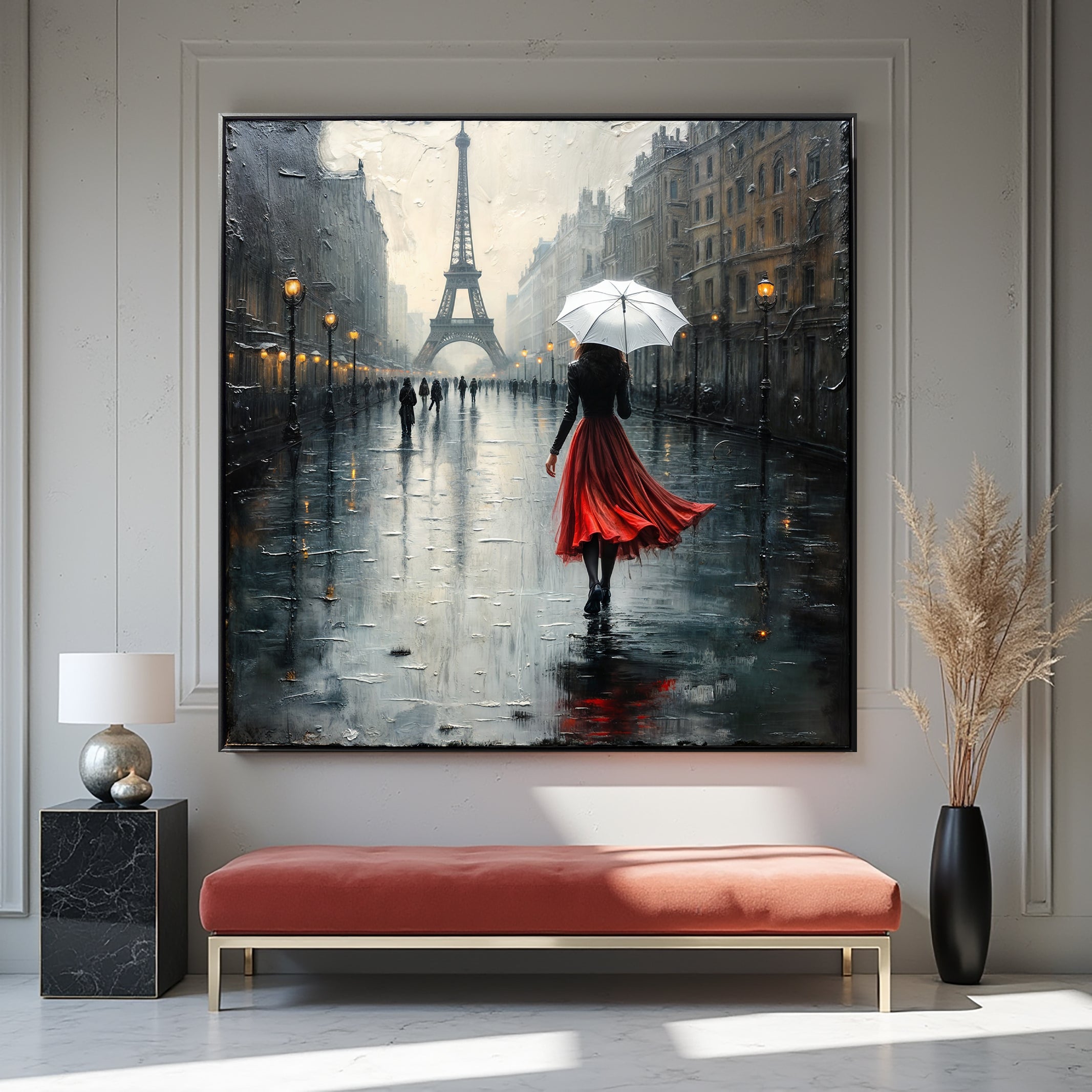 Paris Stroll Painting Wall Art on sale at MyriadMart