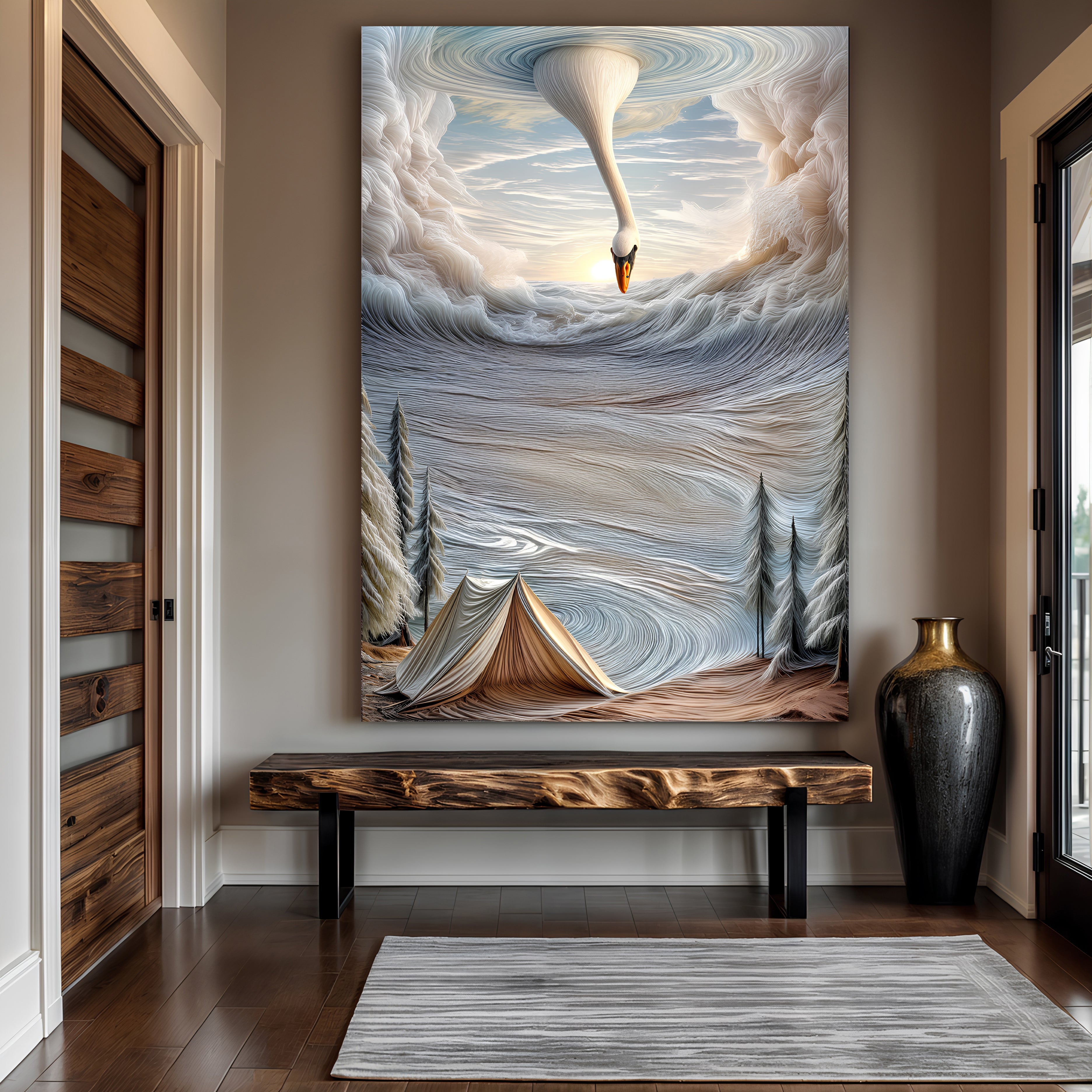 Surrealism Painting Wall Art on sale at MyriadMart
