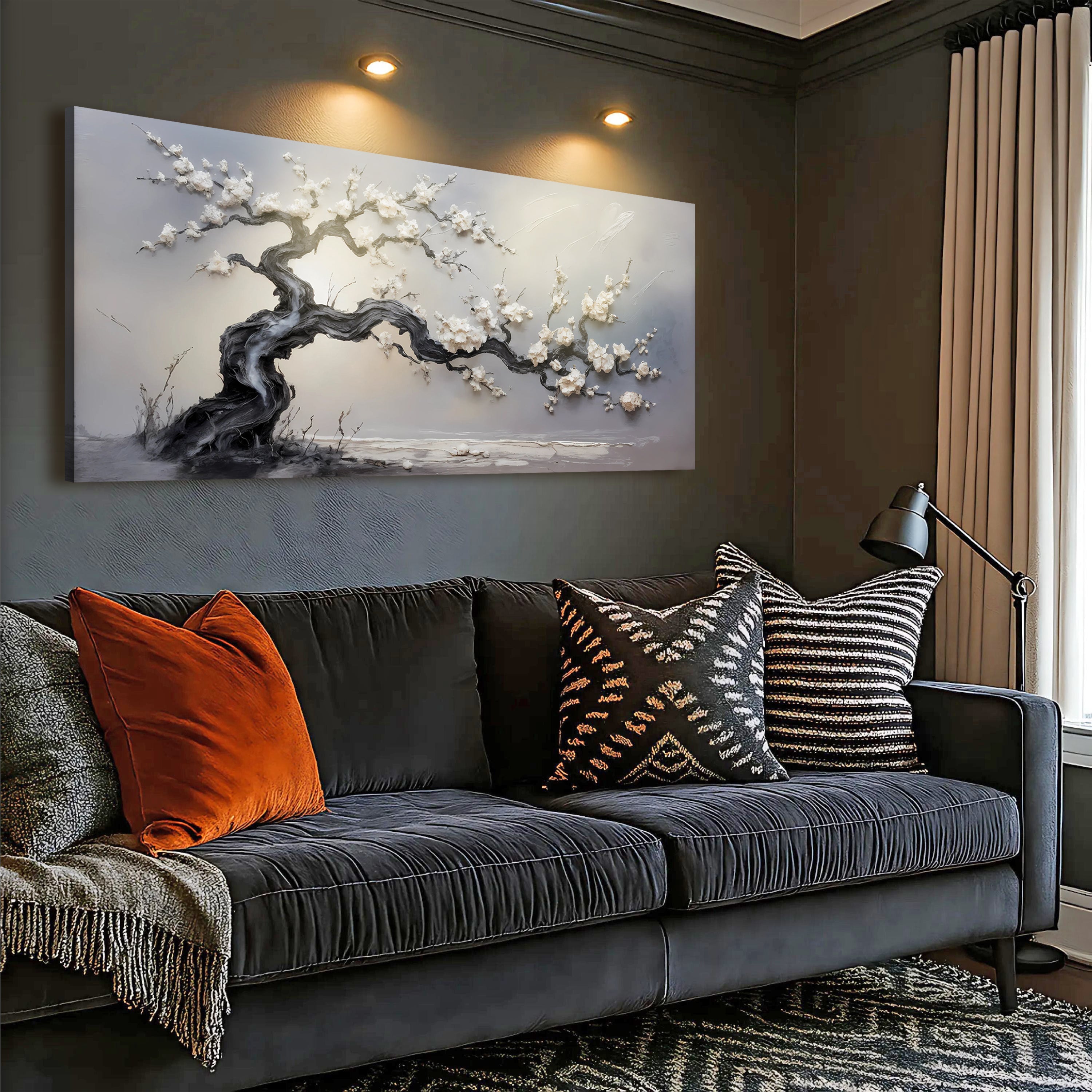 White Blossom Wall Art on sale at MyriadMart