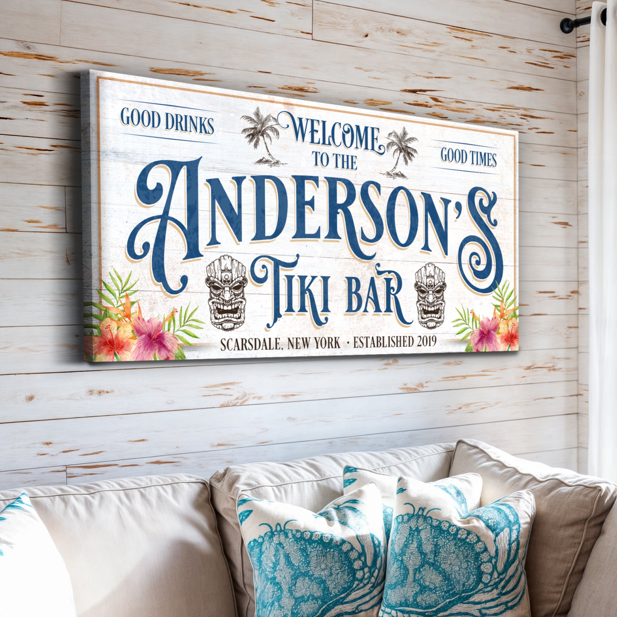 Personalized Tiki Bar Sign II on sale at MyriadMart