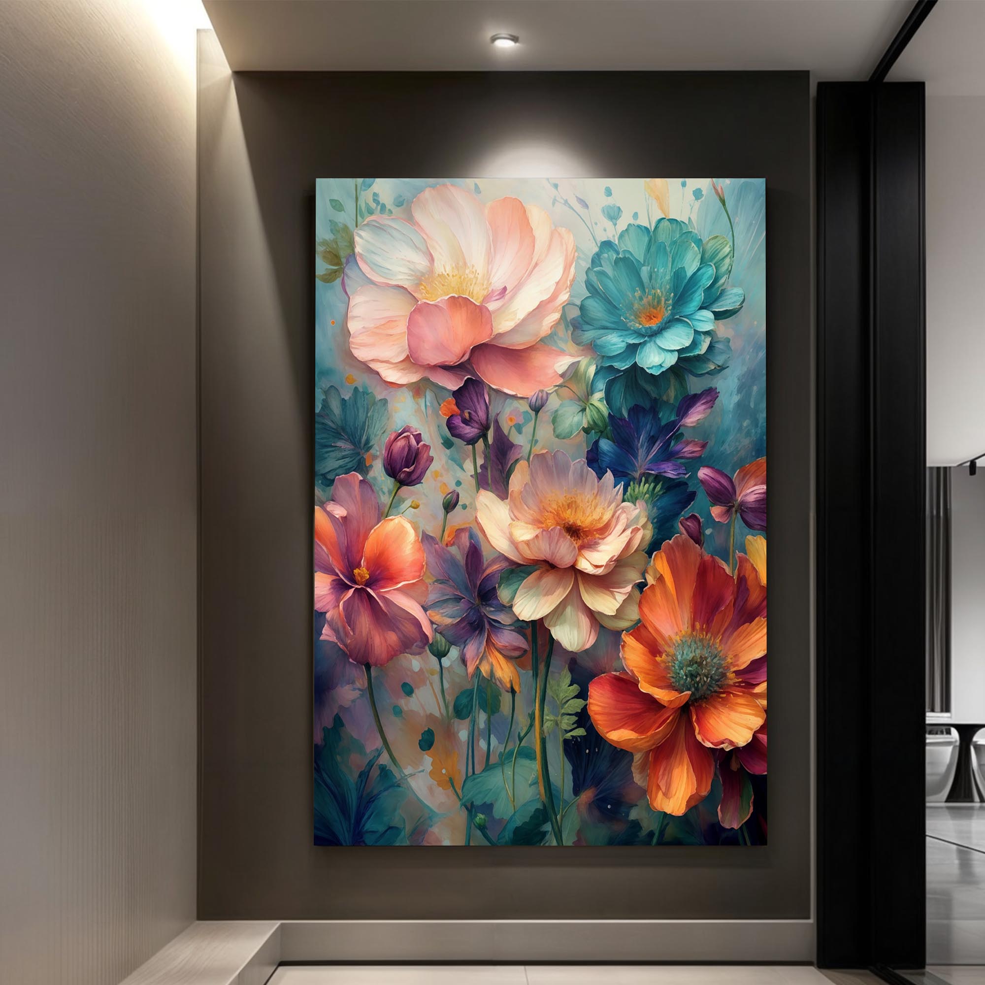 Spring Bouquet Impasto Wall Art on sale at MyriadMart