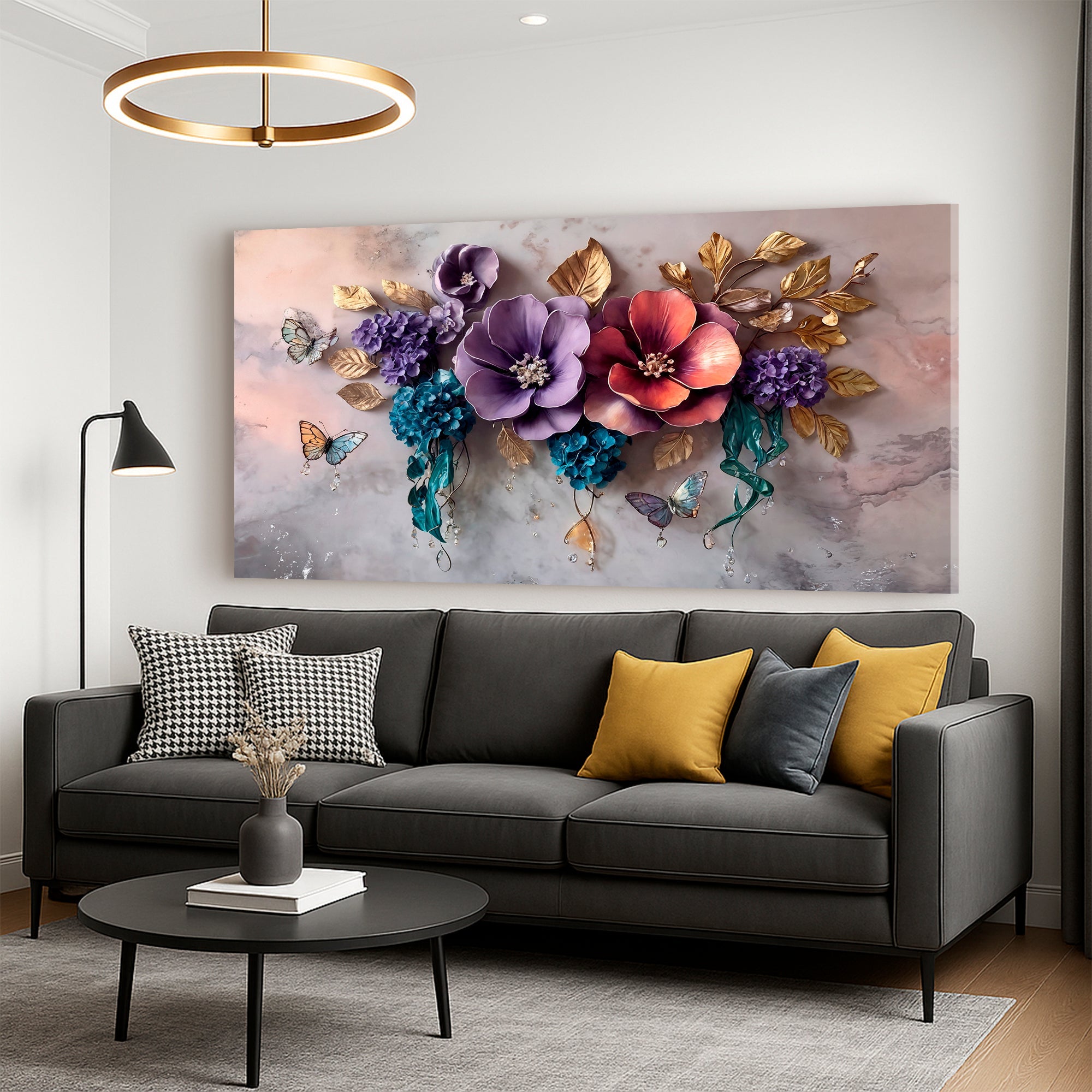 Floral Symphony Wall Art on sale at MyriadMart