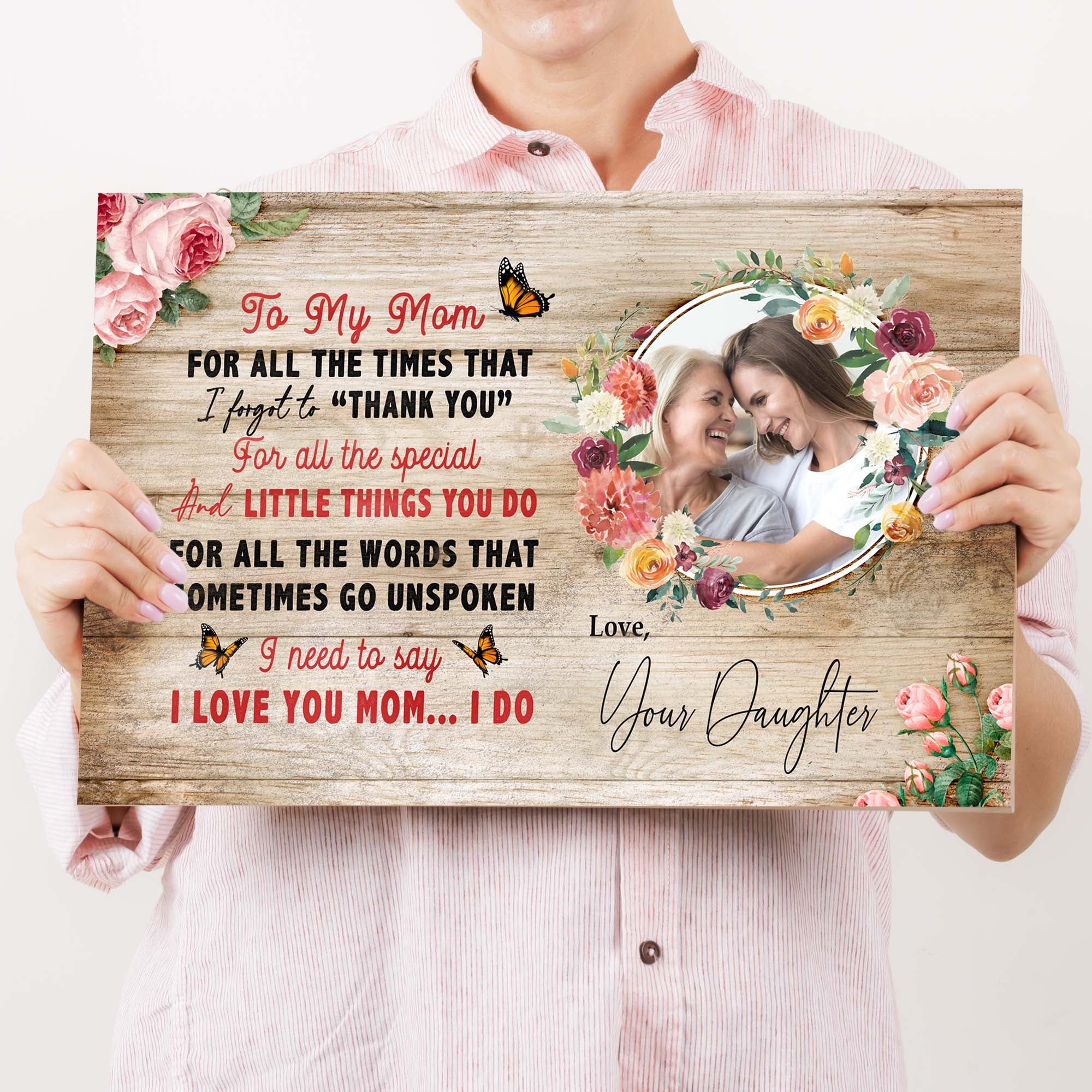 Mother's Day Sign I Need To Say I Love You Mom on sale at MyriadMart