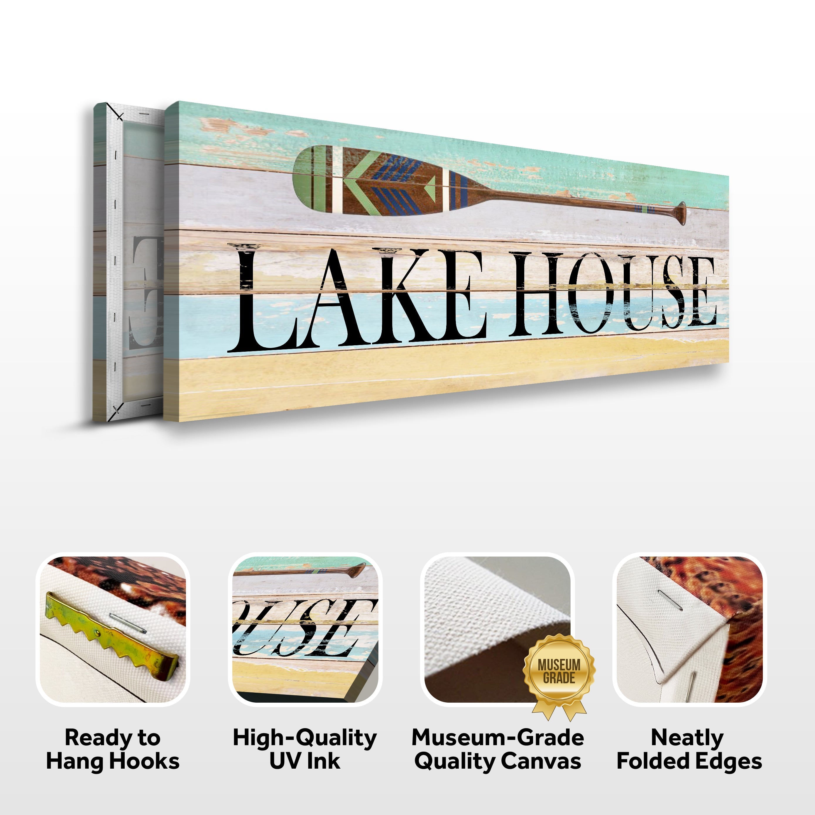 Lake House Coastal Sign on sale at MyriadMart