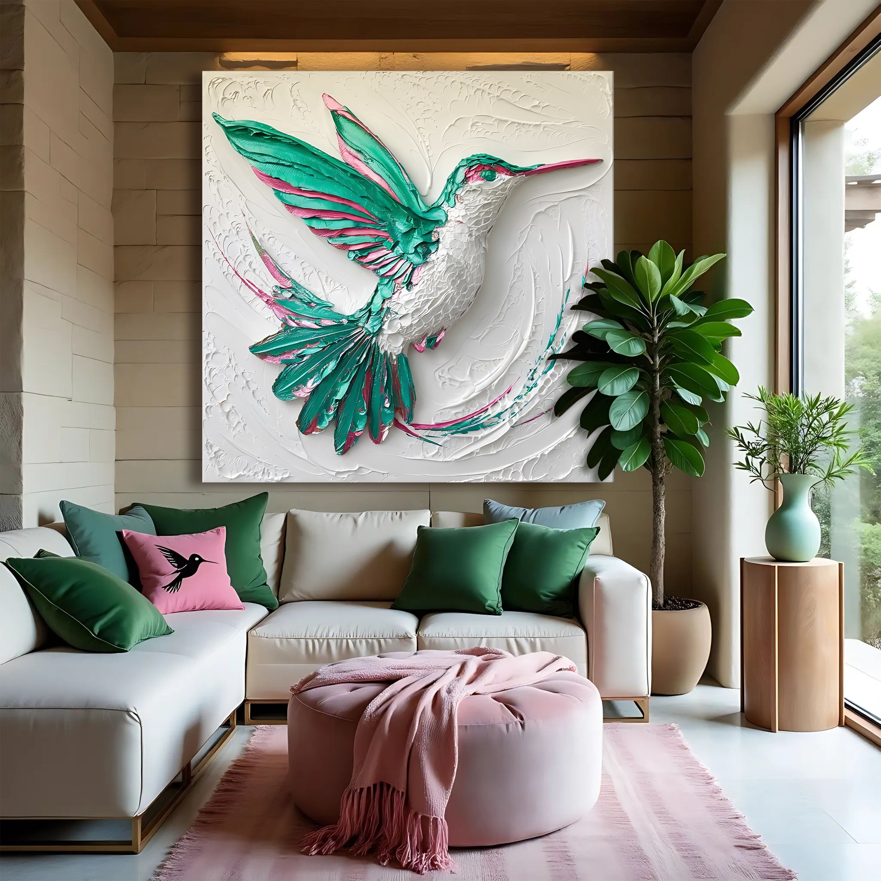 3D Hummingbird Wall Art on sale at MyriadMart