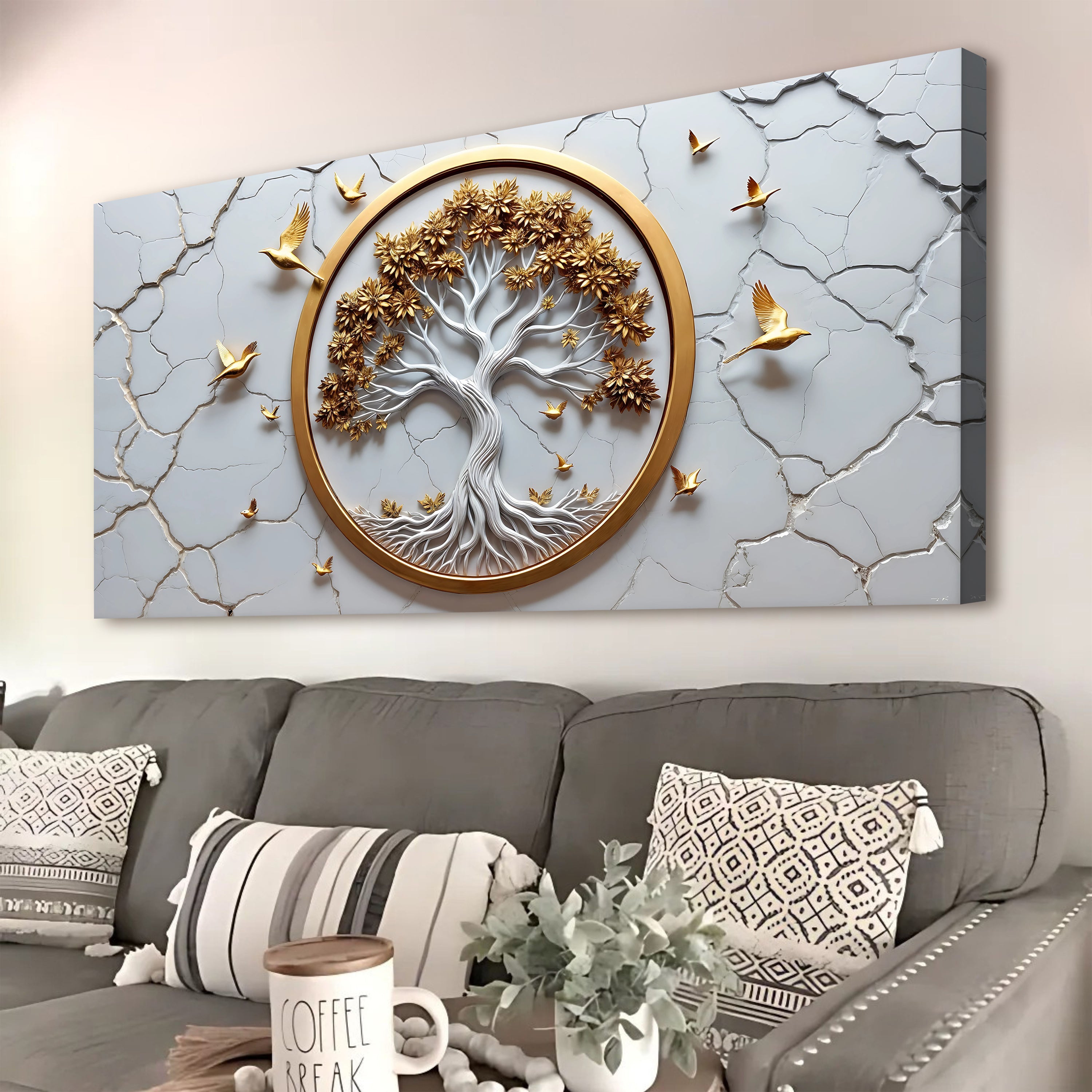 3D Celtic Tree of Life Wall Art - White on sale at MyriadMart
