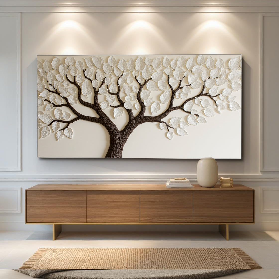 Ivory Canopy Tree Wall Art on sale at MyriadMart