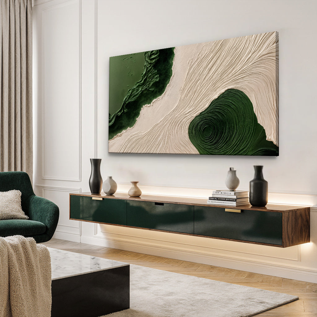 Green Rivers Abstract Wall Art XII on sale at MyriadMart