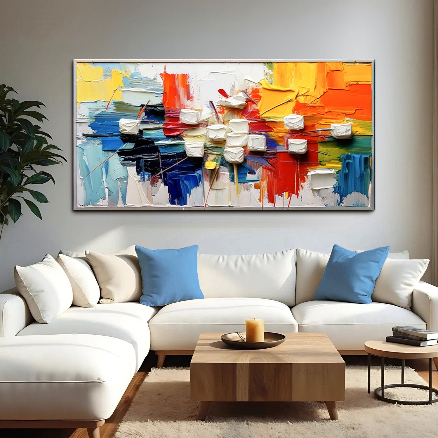 Urban Abstract Impasto Wall Art on sale at MyriadMart