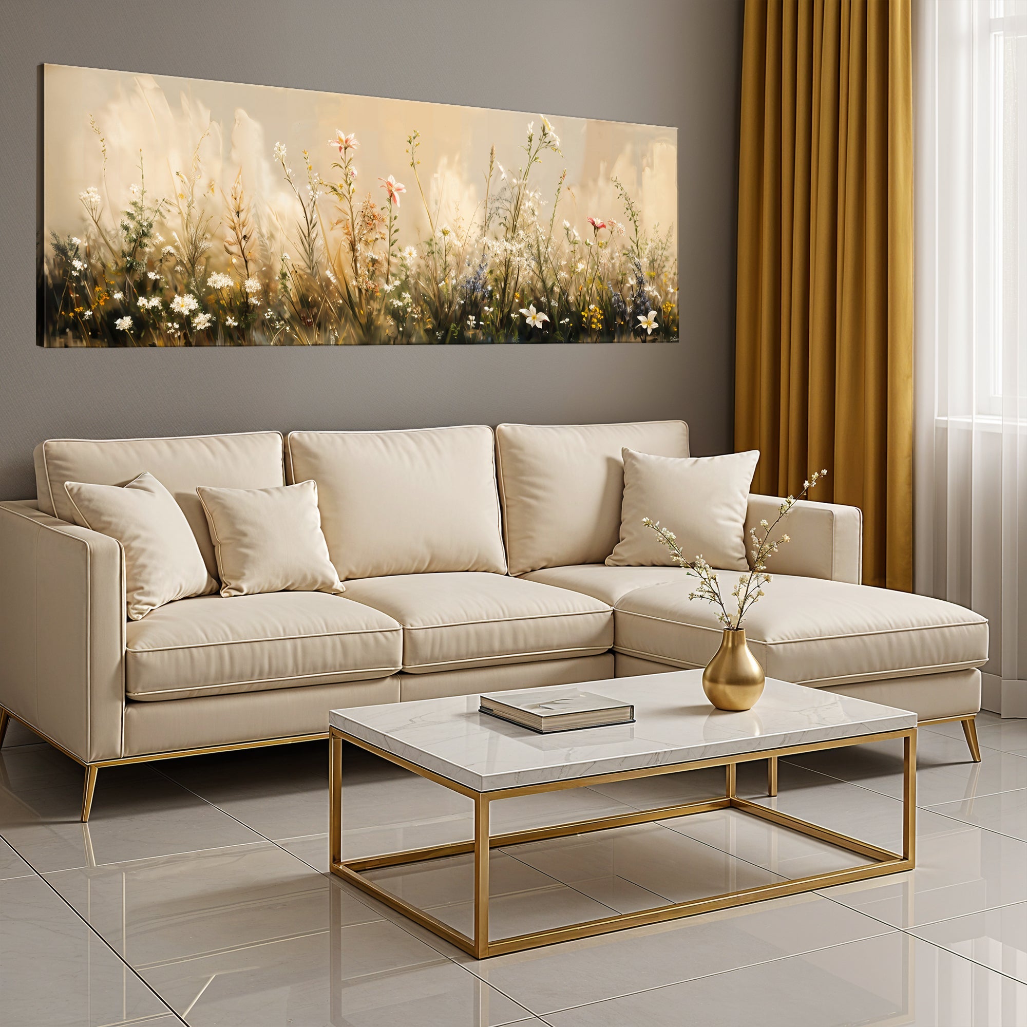 Flower Field Wall Art on sale at MyriadMart