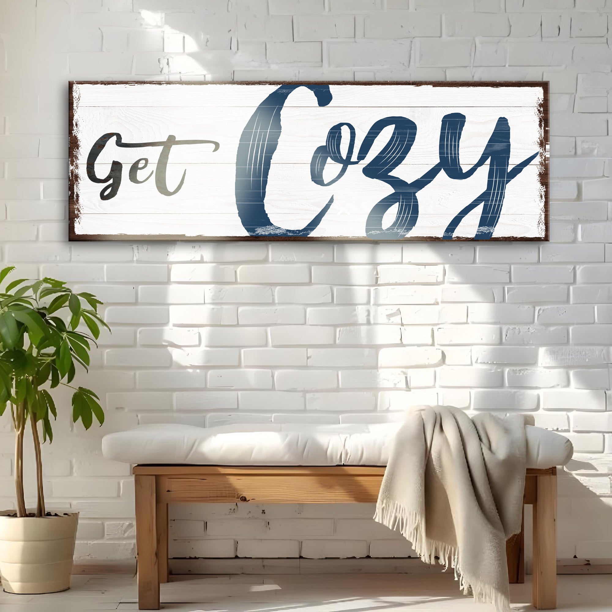 Get Cozy Sign on sale at MyriadMart