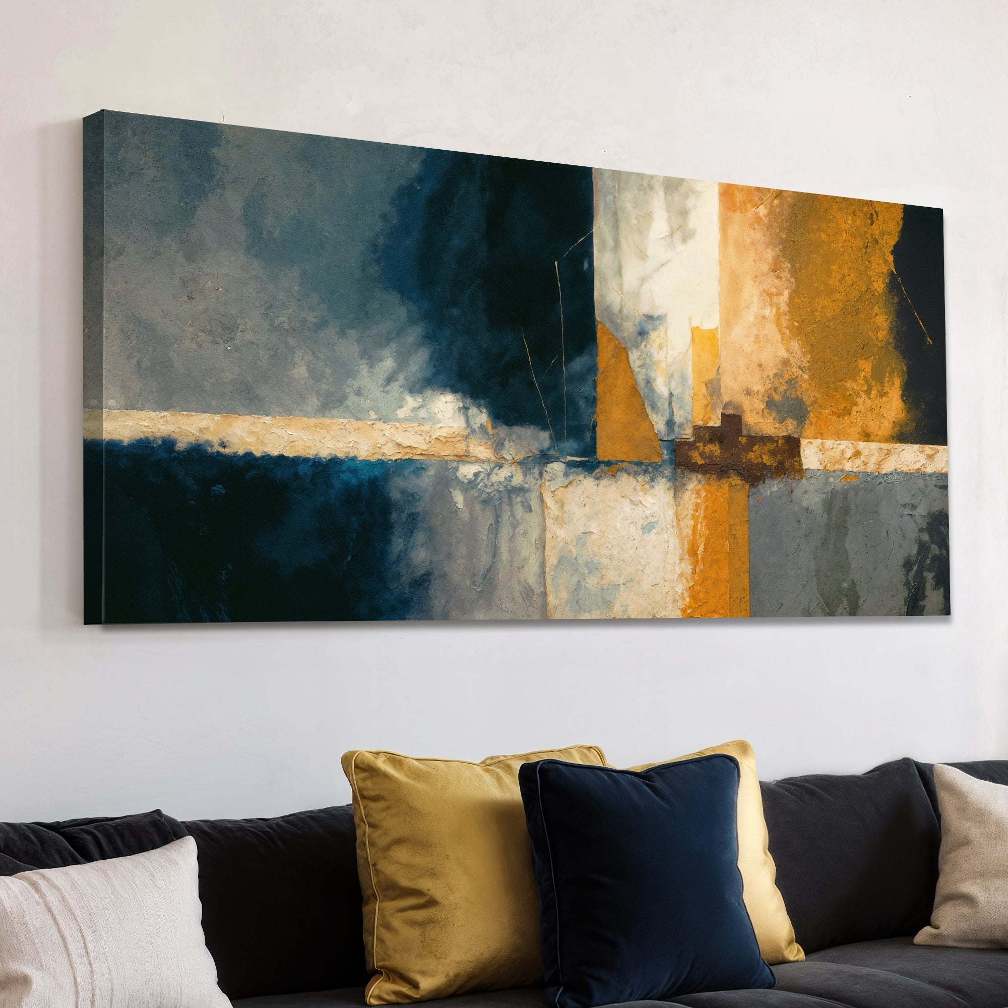 Abstract Geometric Lines Wall Art on sale at MyriadMart