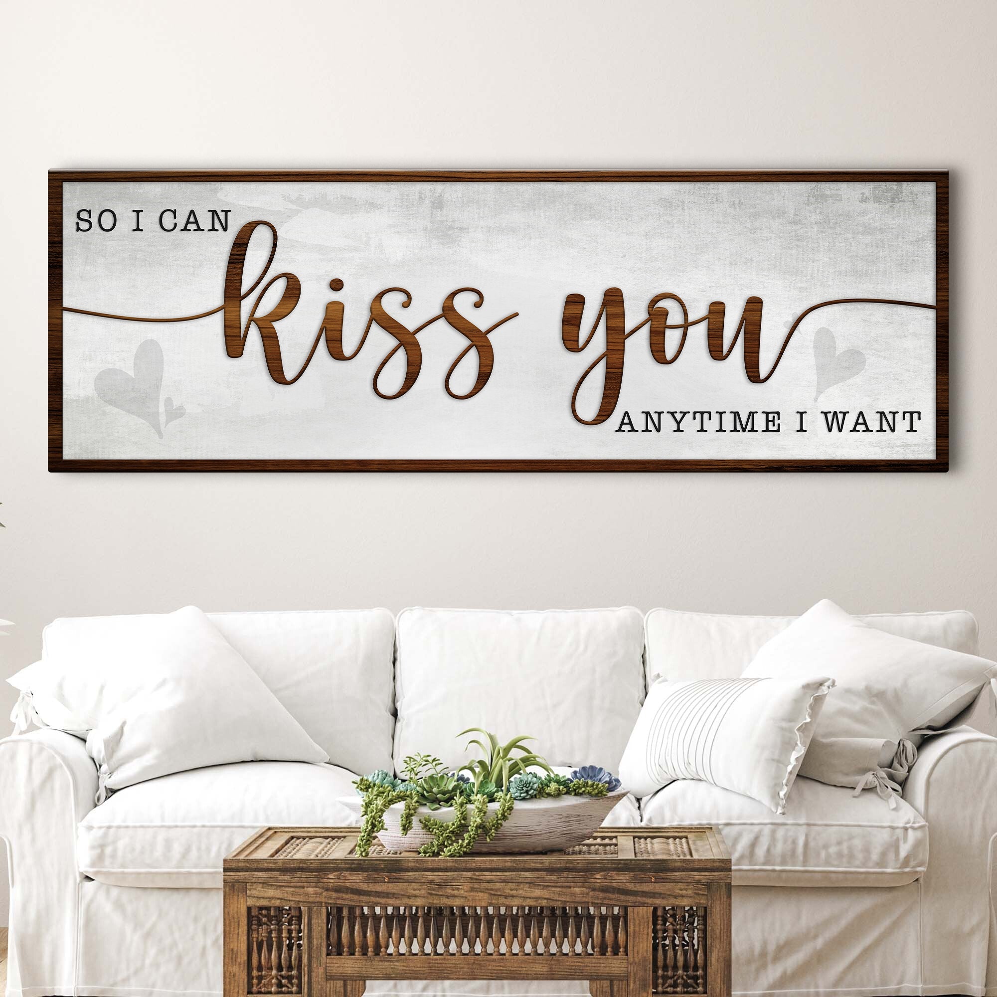 So I Can Kiss You Anytime I Want Bedroom Sign II on sale at MyriadMart